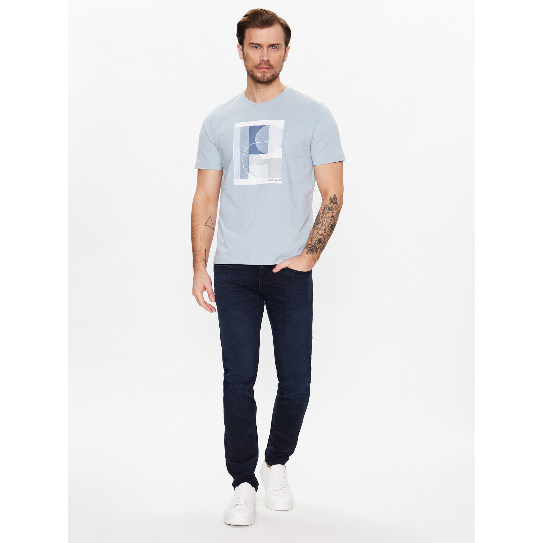 Pierre Cardin Дънки C7 33110/000/8077 Тъмносин Slim Fit - Pepit.bg