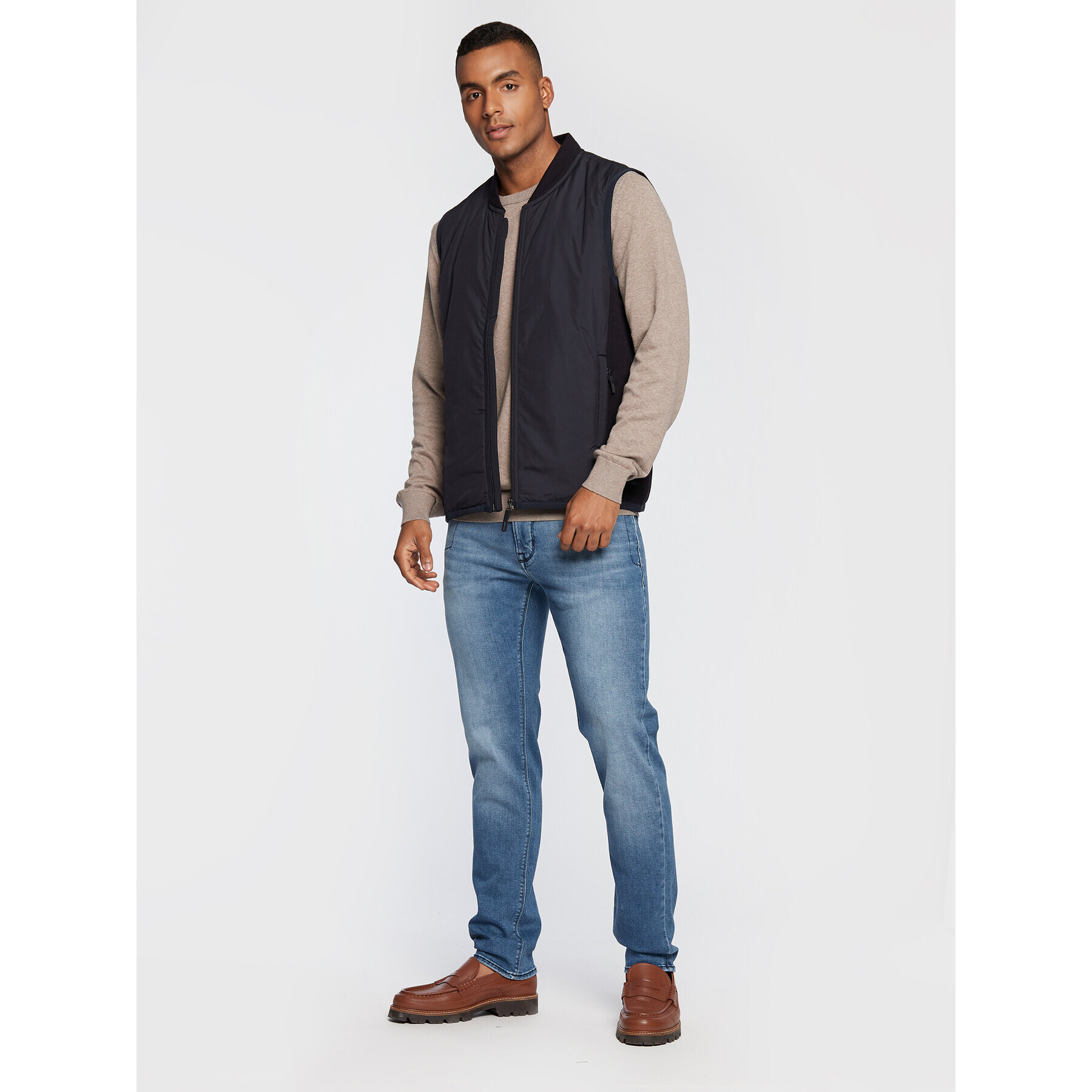 Pierre Cardin Елек C5 40157/000/4011 Тъмносин Regular Fit - Pepit.bg