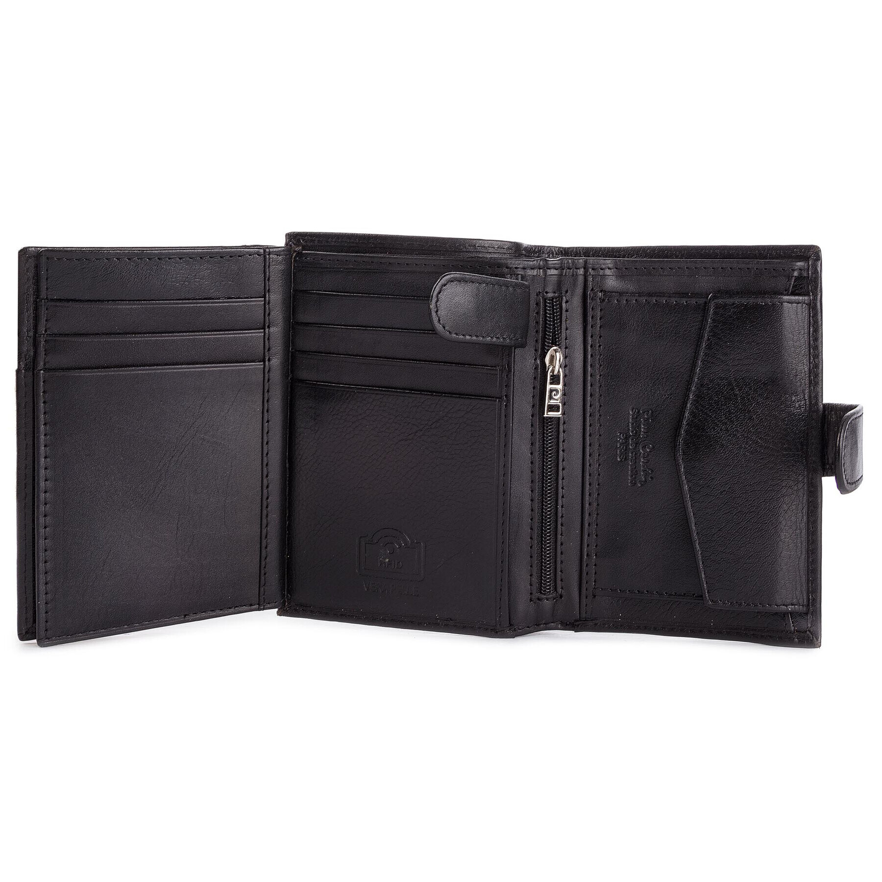 Pierre Cardin Голям мъжки портфейл TILAK06 326A Ffid Черен - Pepit.bg