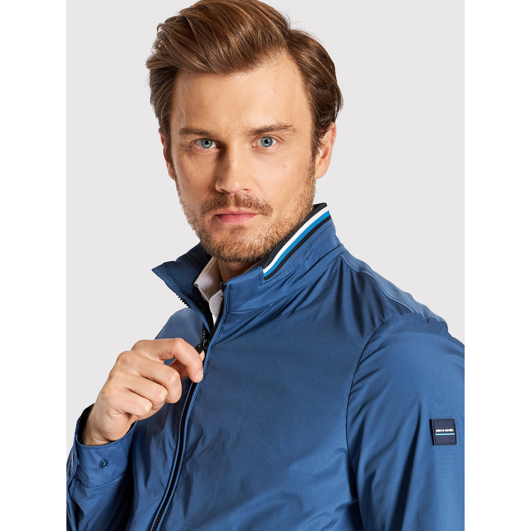 Pierre Cardin Яке бомбър C8 10004/000/0005 Син Regular Fit - Pepit.bg