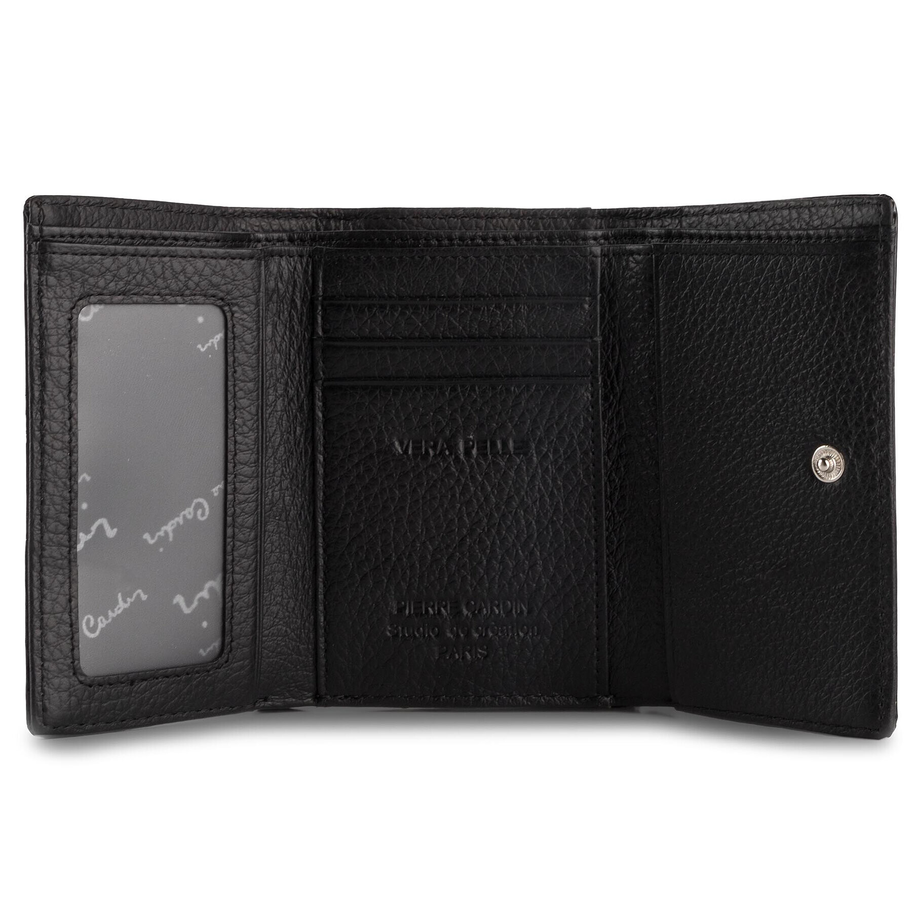 Pierre Cardin Малък дамски портфейл 02 LEAF 117 Черен - Pepit.bg