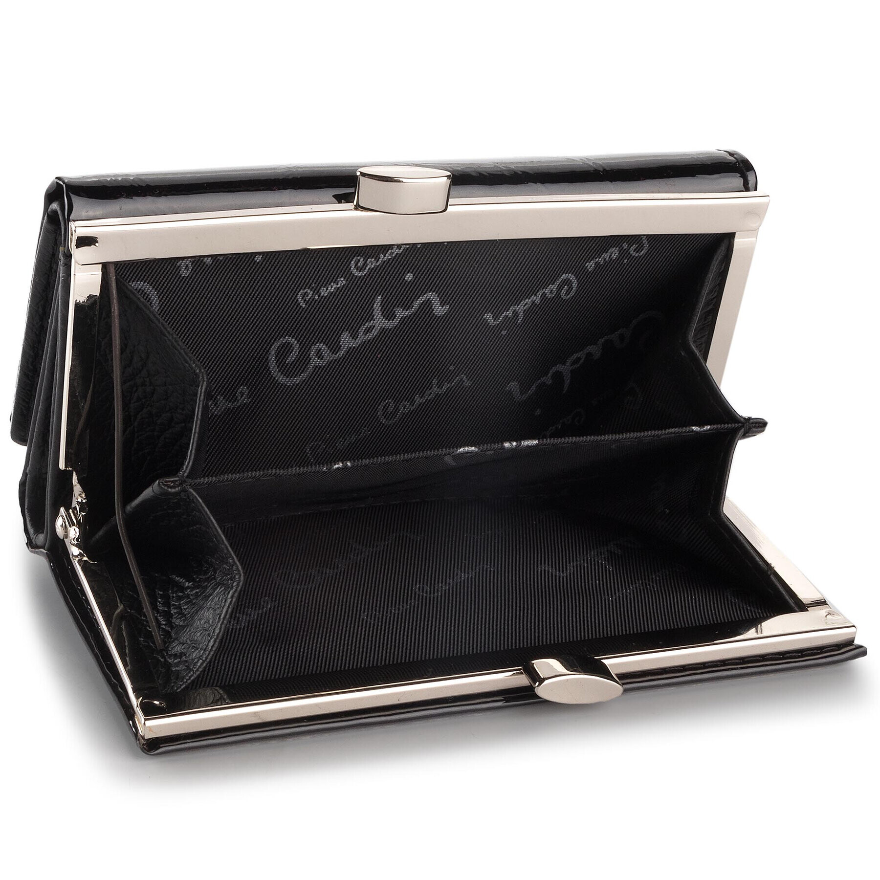 Pierre Cardin Малък дамски портфейл 02 LEAF 117 Черен - Pepit.bg