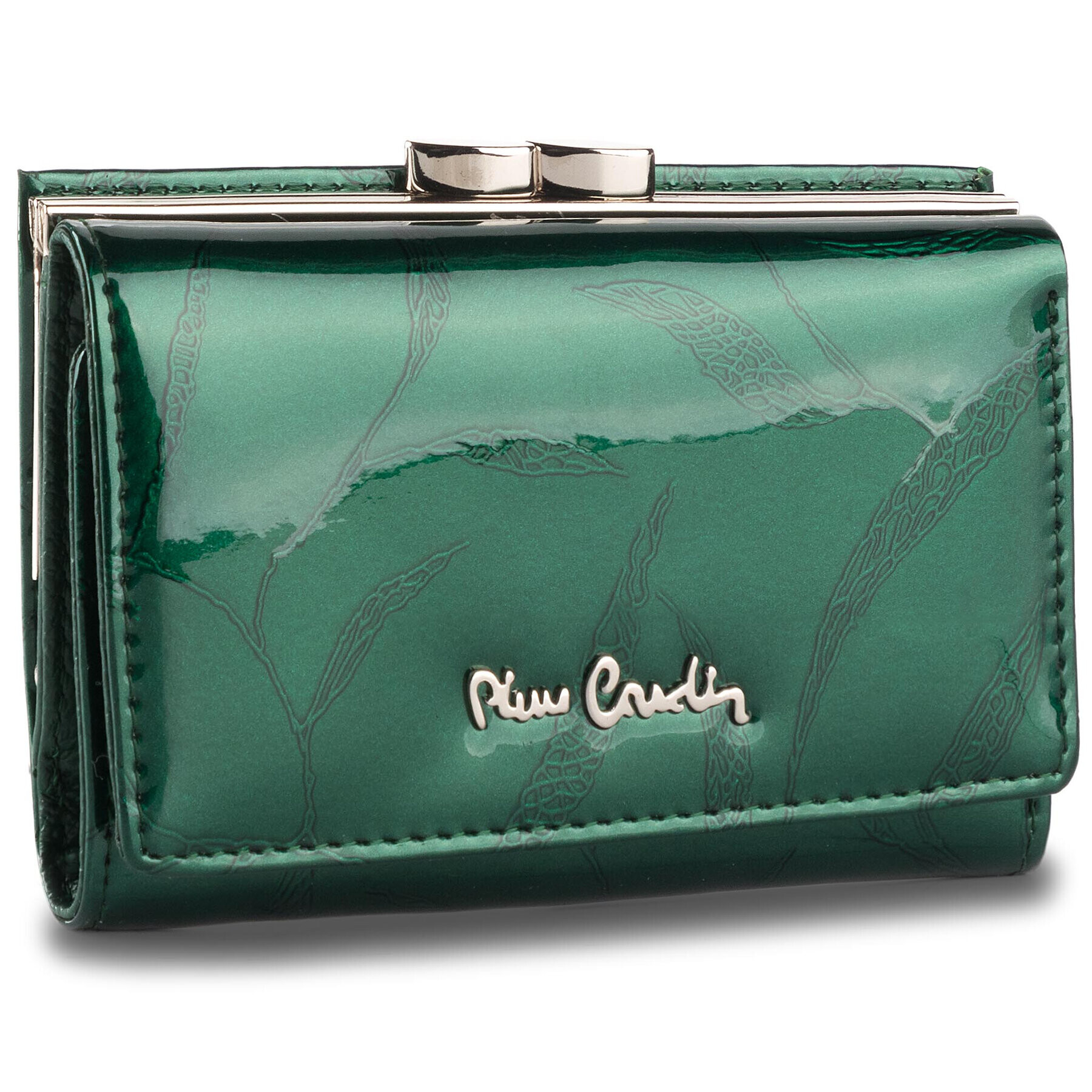 Pierre Cardin Малък дамски портфейл 02 Leaf 117 Зелен - Pepit.bg