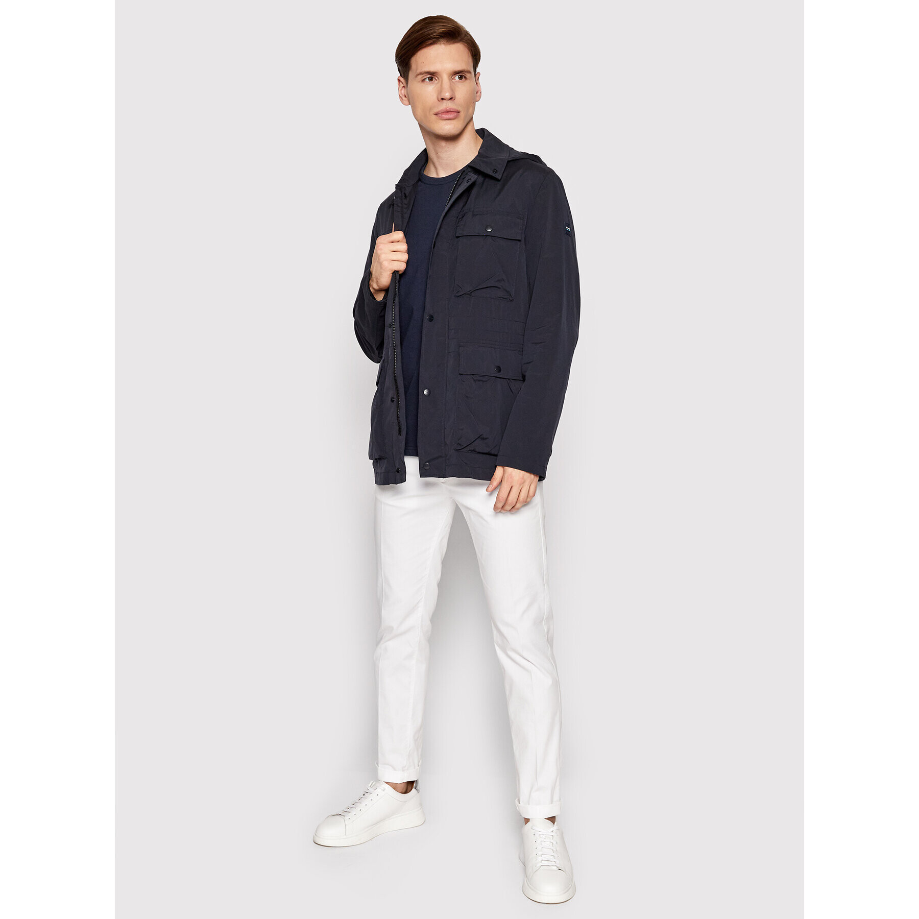 Pierre Cardin Парка 10013/000/0005 Тъмносин Regular Fit - Pepit.bg