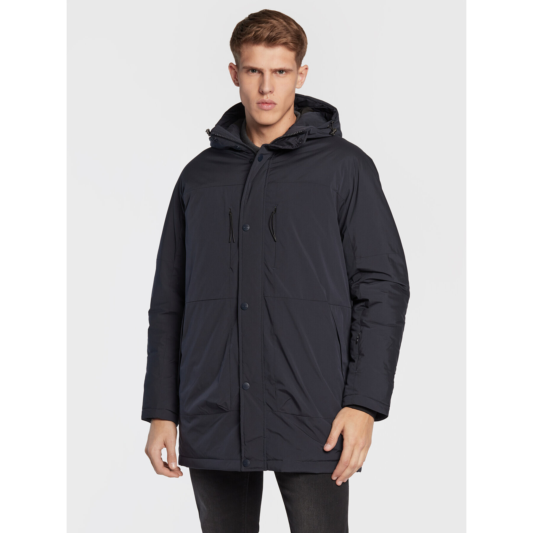 Pierre Cardin Парка 10027/000/0013 Тъмносин Regular Fit - Pepit.bg
