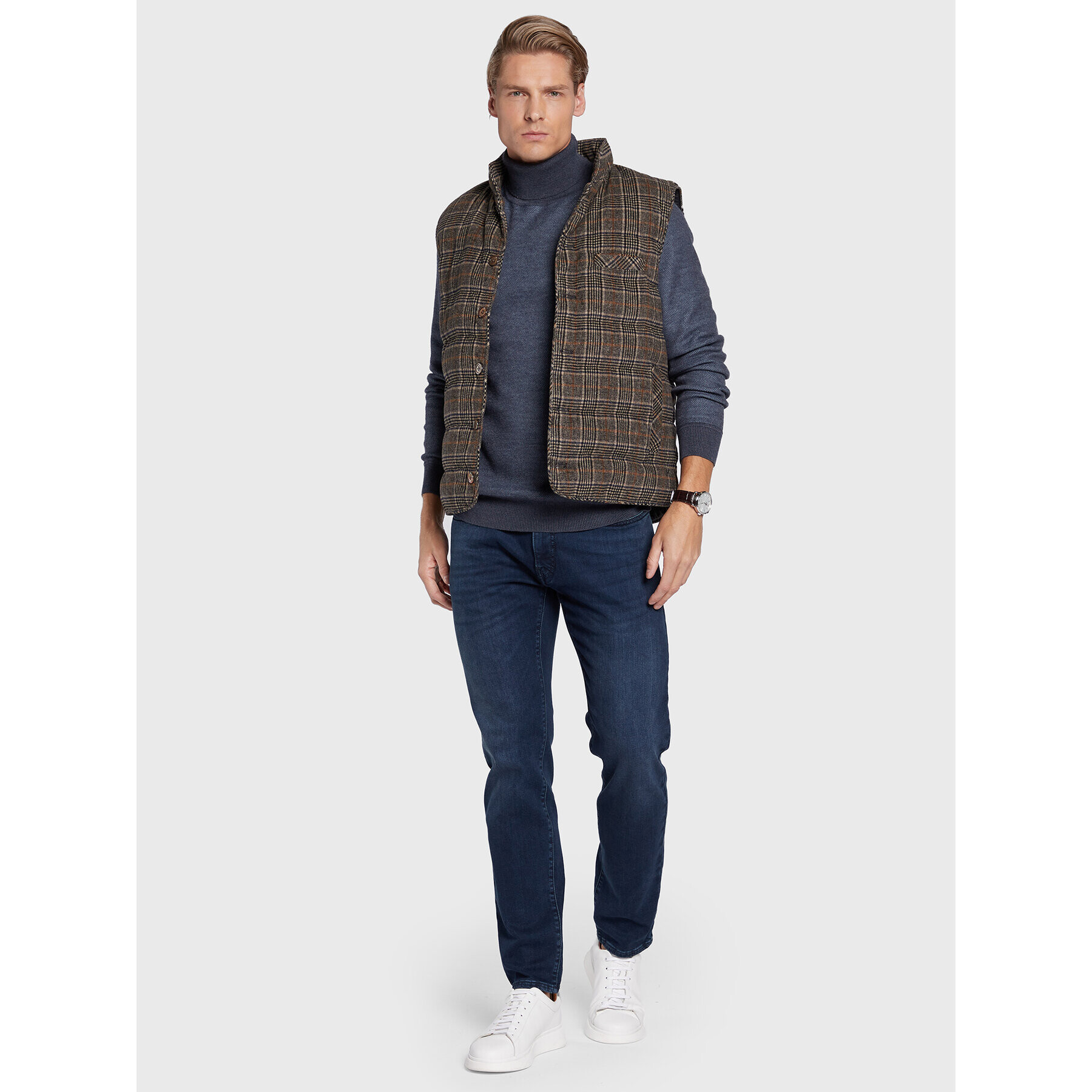 Pierre Cardin Поло 50253/000/5016 Тъмносин Regular Fit - Pepit.bg