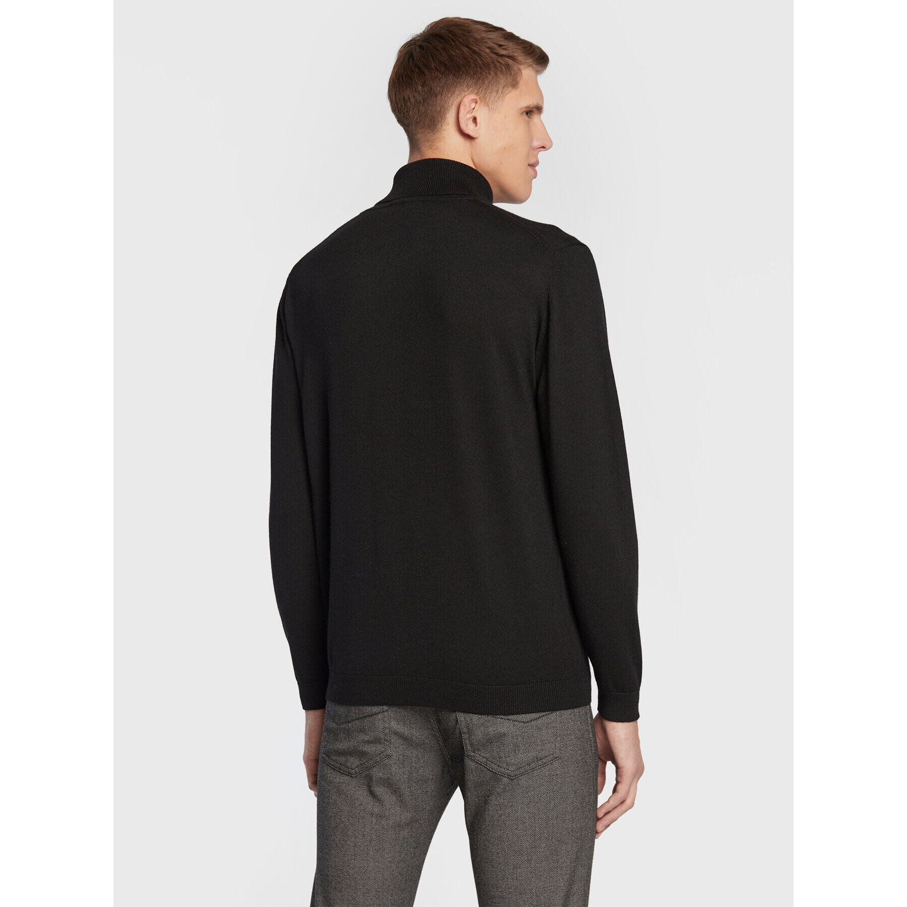 Pierre Cardin Поло 50303/000/5018 Черен Regular Fit - Pepit.bg