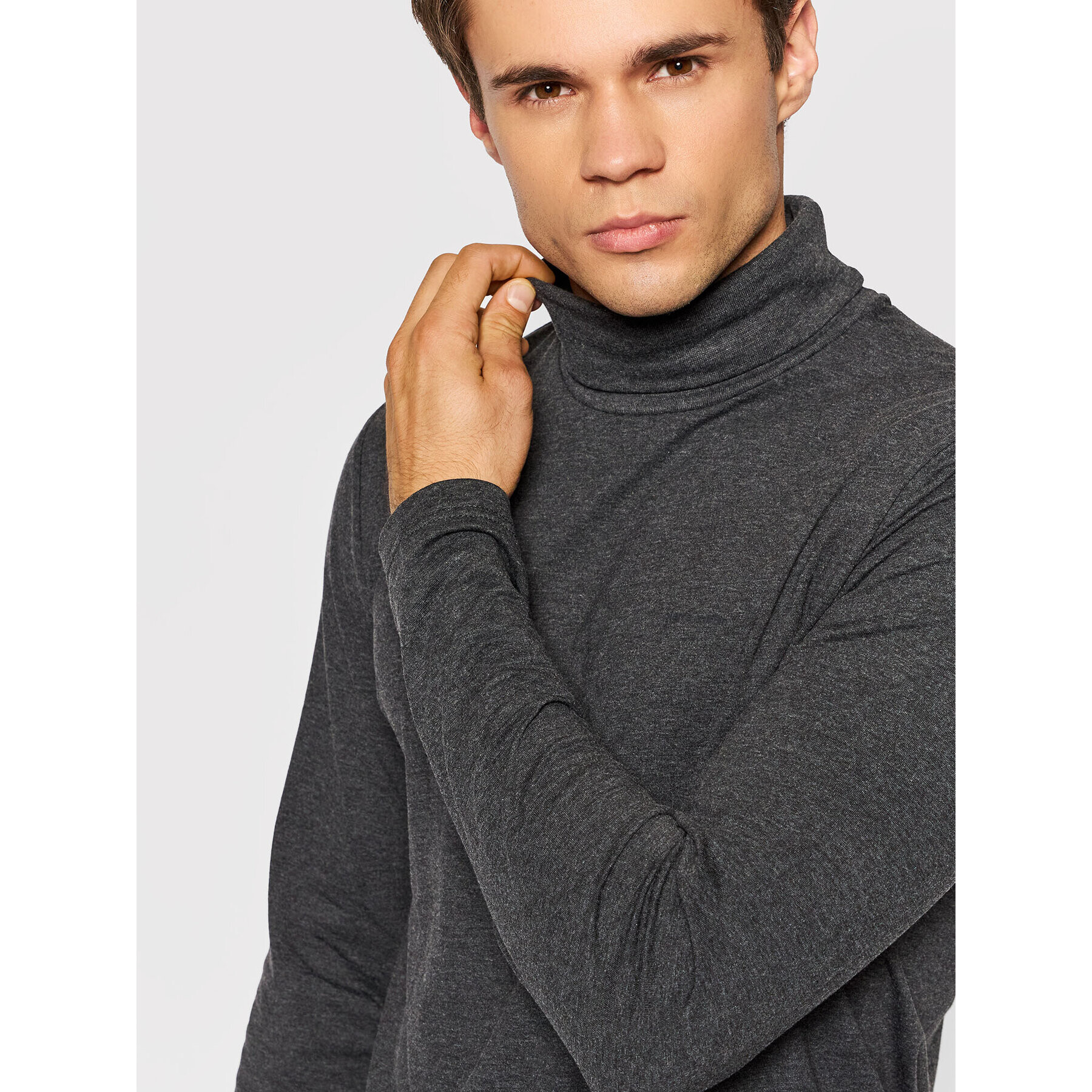 Pierre Cardin Поло 53273/000/1232 Сив Regular Fit - Pepit.bg