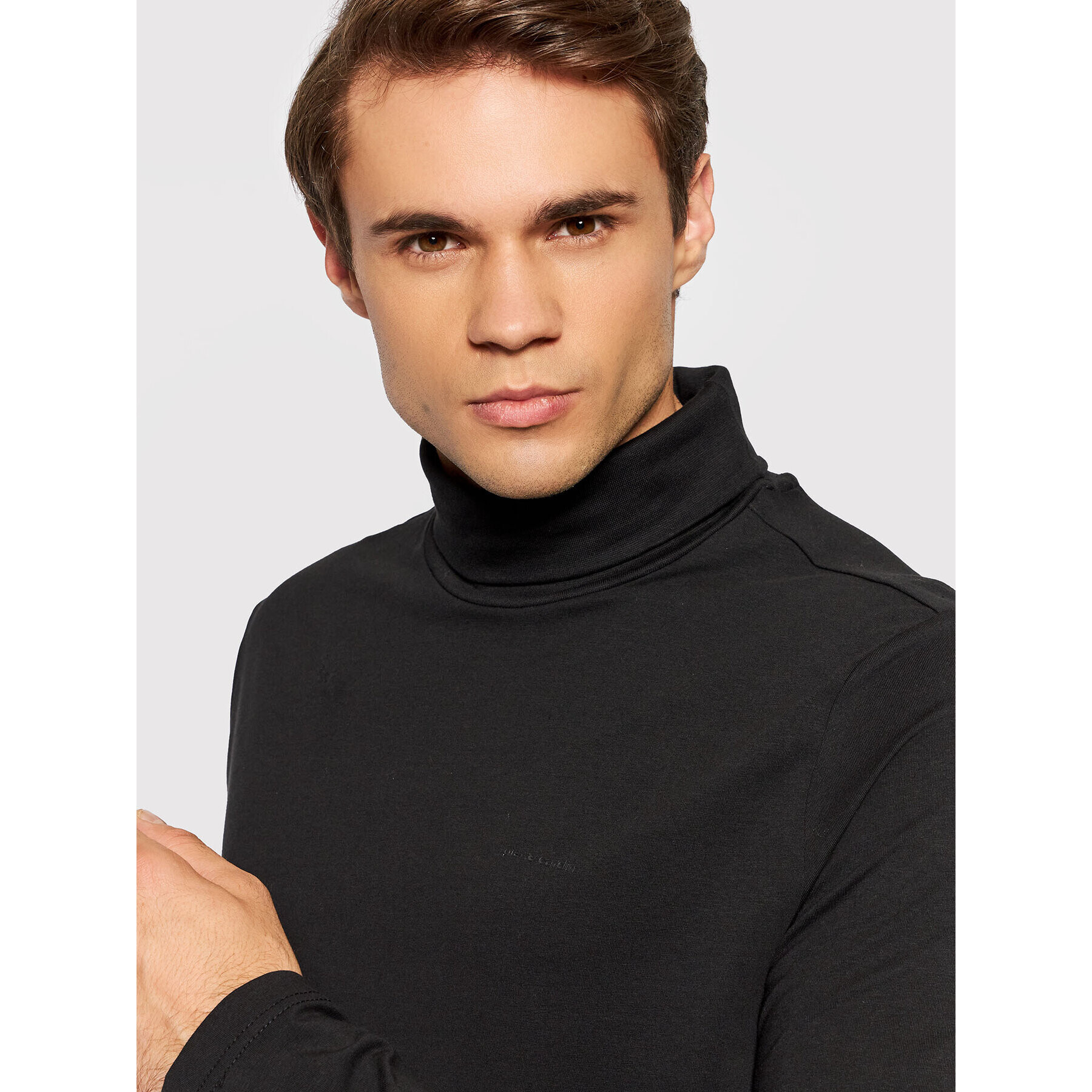 Pierre Cardin Поло 53273/000/12328 Черен Regular Fit - Pepit.bg