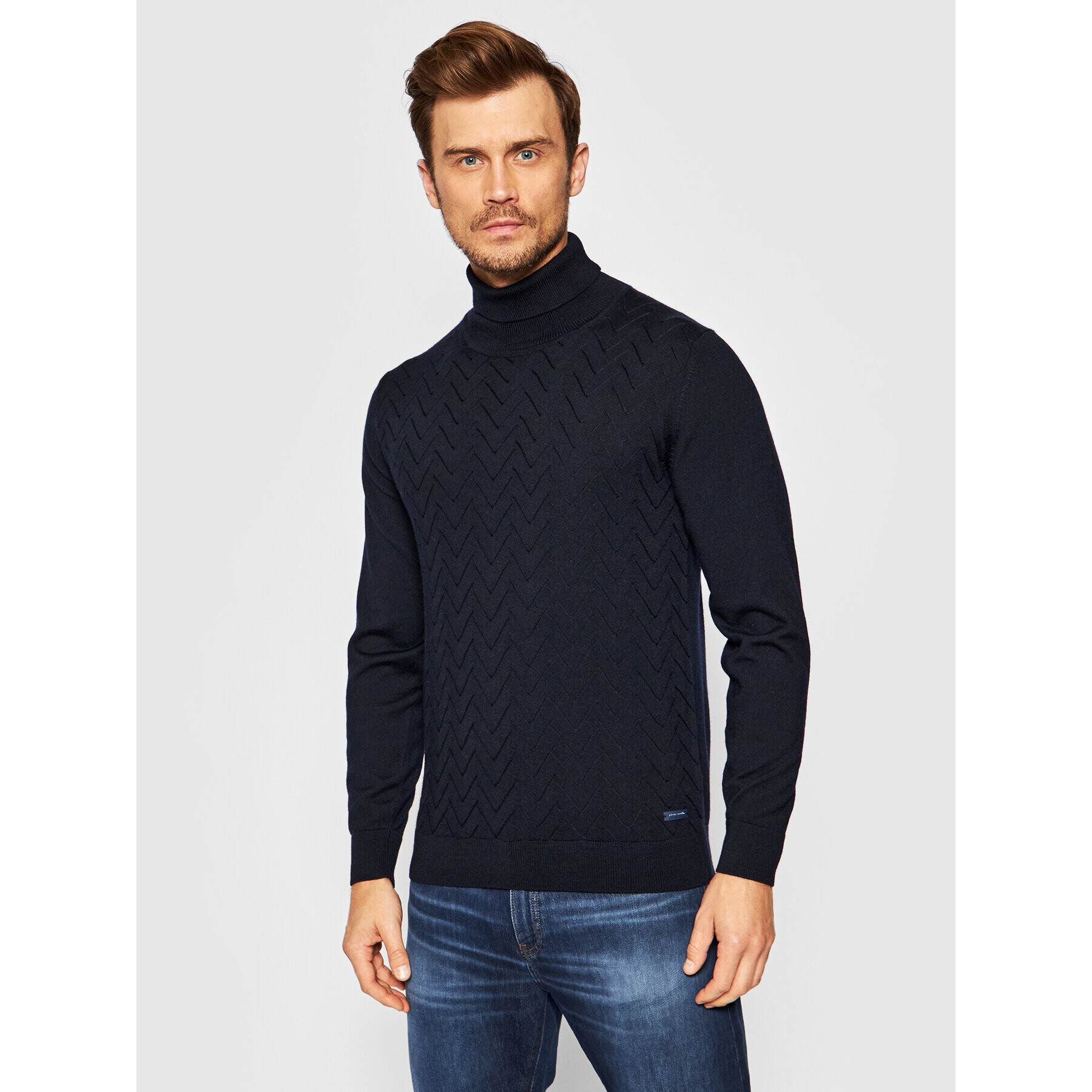 Pierre Cardin Поло 55413/000/12542 Тъмносин Regular Fit - Pepit.bg