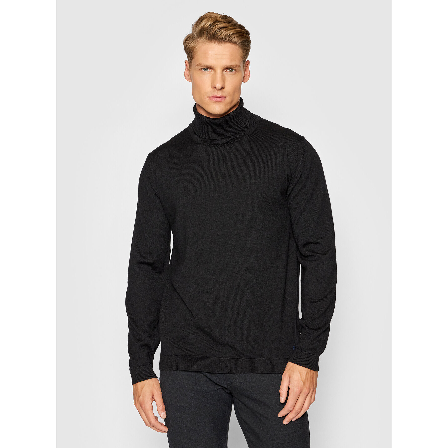 Pierre Cardin Поло 55603/000/12540 Черен Regular Fit - Pepit.bg