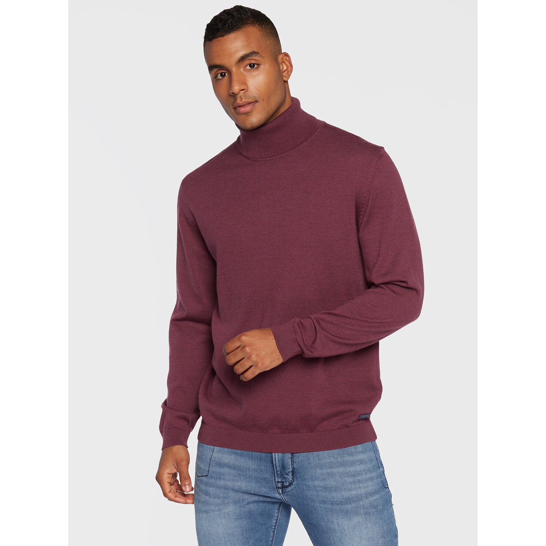 Pierre Cardin Поло C5 50303/000/5018 Бордо Regular Fit - Pepit.bg