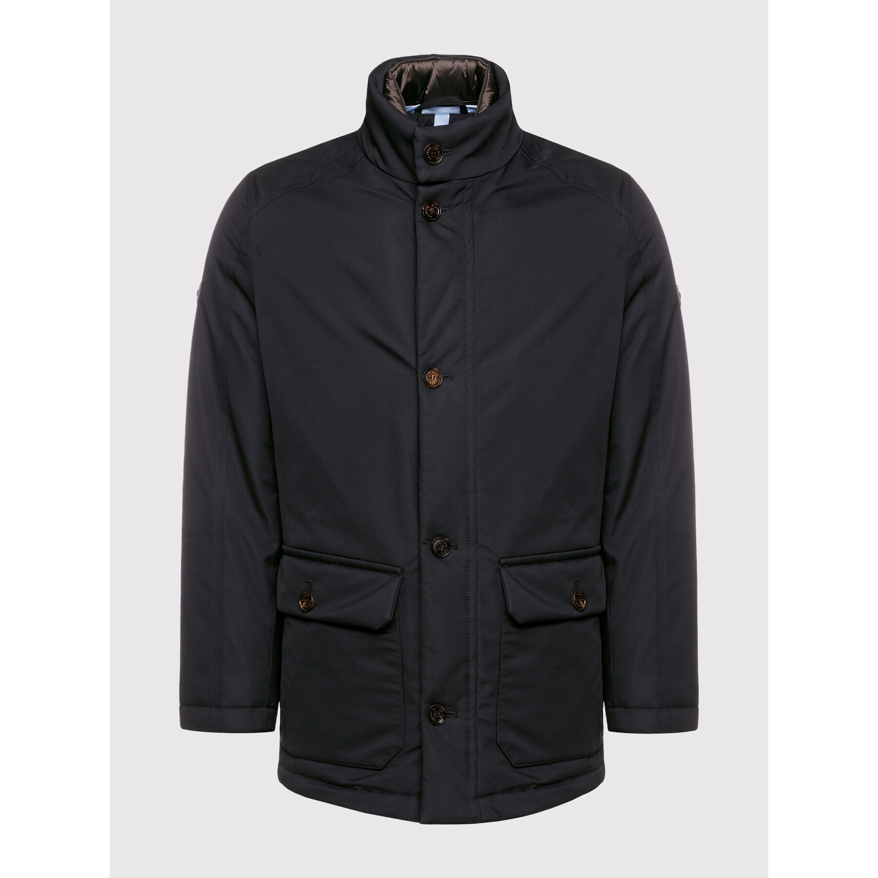 Pierre Cardin Пухено яке 69340 Тъмносин Regular Fit - Pepit.bg