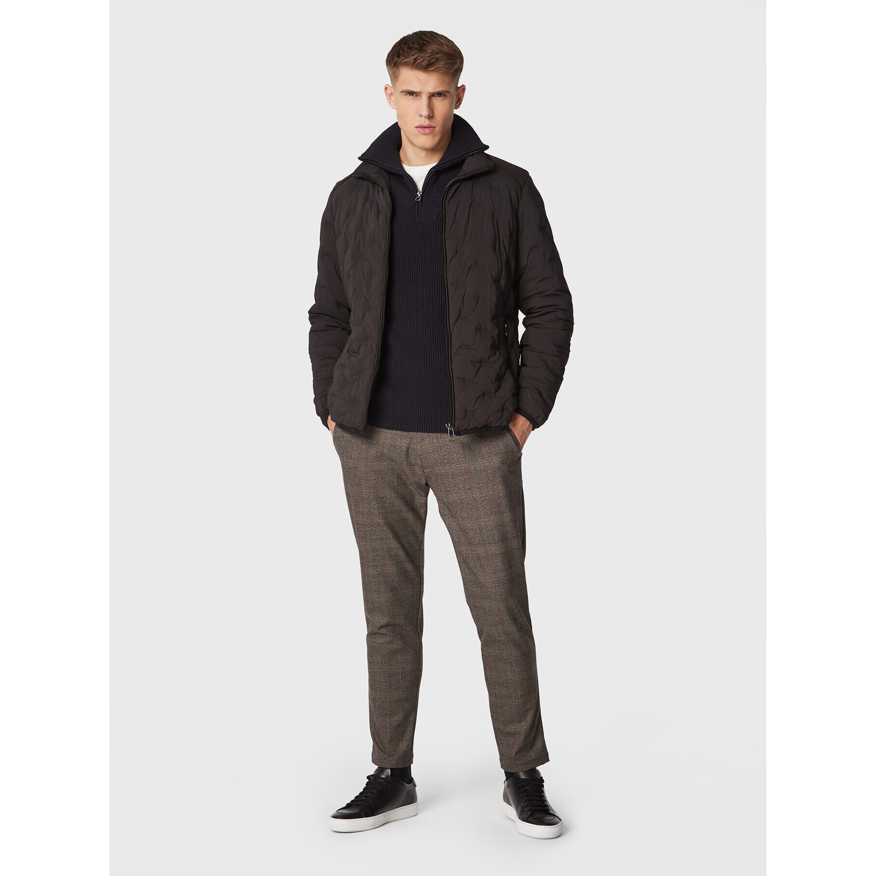 Pierre Cardin Пуловер 50162/000/5011 Тъмносин Regular Fit - Pepit.bg