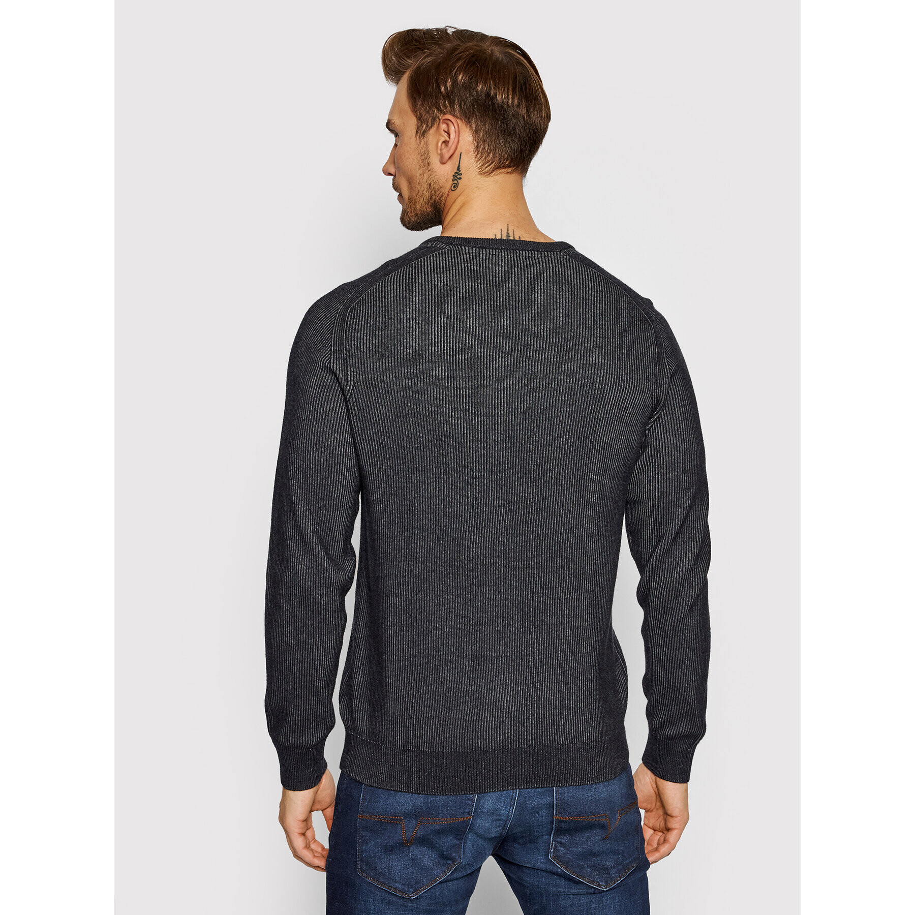 Pierre Cardin Пуловер 55320/000/12549 Тъмносин Regular Fit - Pepit.bg