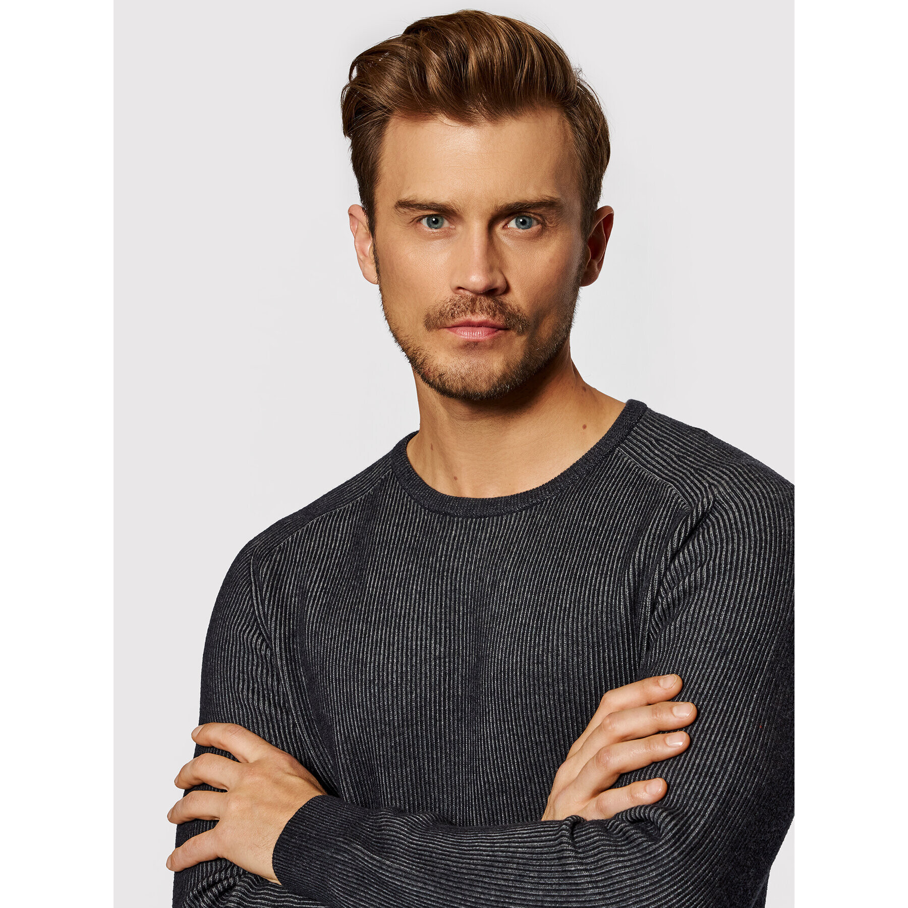 Pierre Cardin Пуловер 55320/000/12549 Тъмносин Regular Fit - Pepit.bg