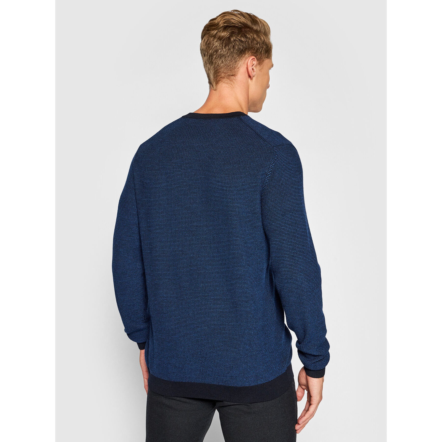 Pierre Cardin Пуловер 55400/000/12541 Тъмносин Regular Fit - Pepit.bg