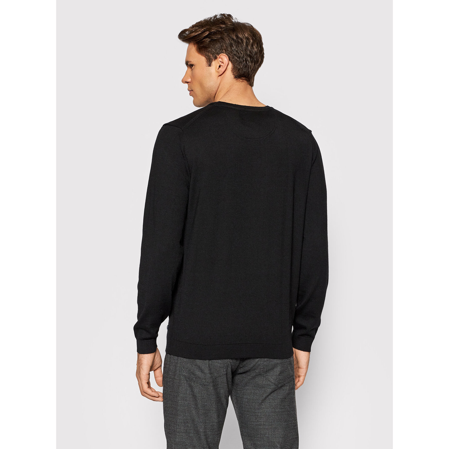 Pierre Cardin Пуловер 55600/000/12540 Черен Regular Fit - Pepit.bg