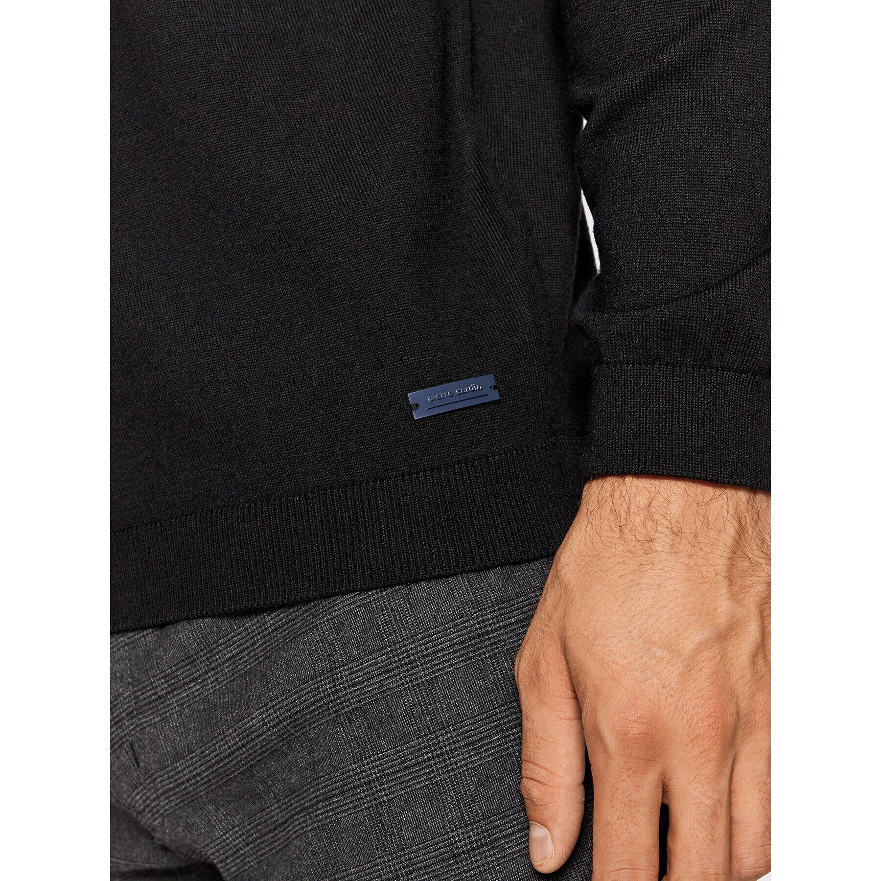 Pierre Cardin Пуловер 55600/000/12540 Черен Regular Fit - Pepit.bg