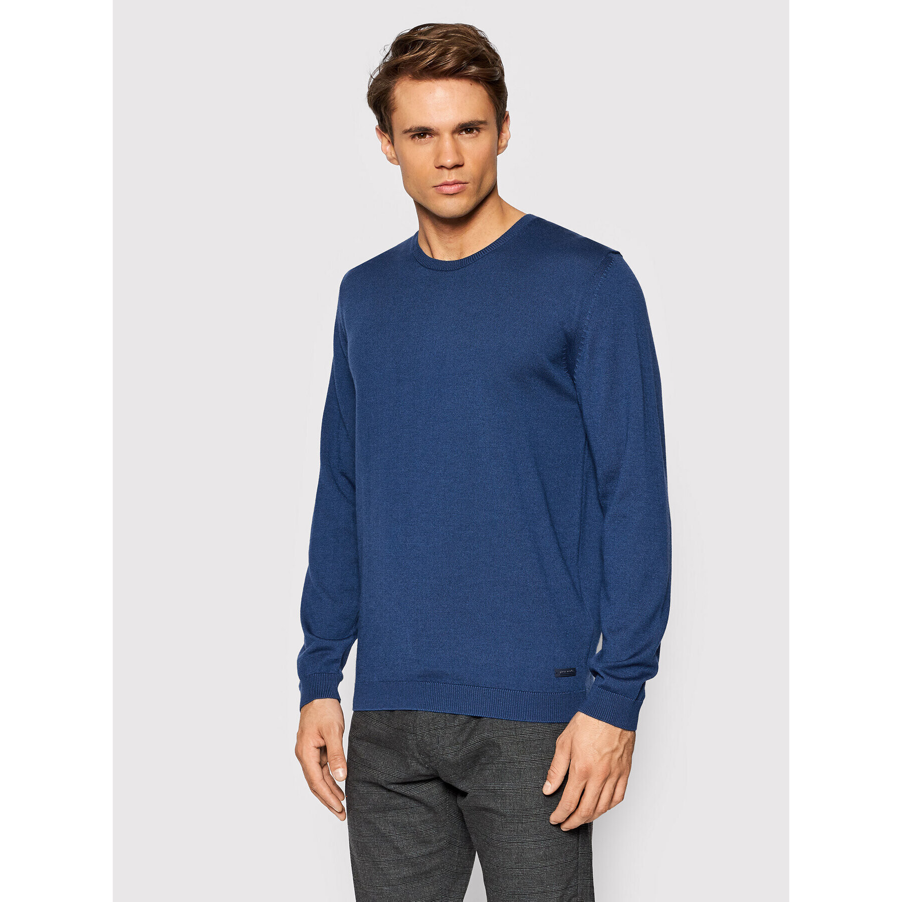 Pierre Cardin Пуловер 55600/000/12540 Син Regular Fit - Pepit.bg