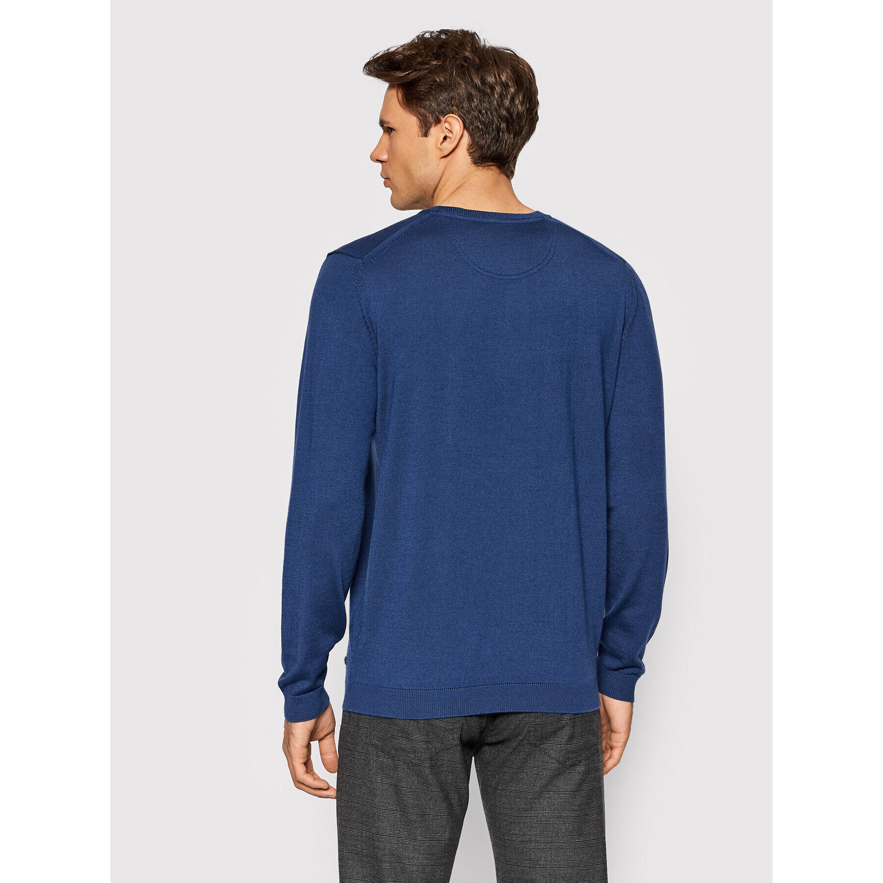 Pierre Cardin Пуловер 55600/000/12540 Син Regular Fit - Pepit.bg