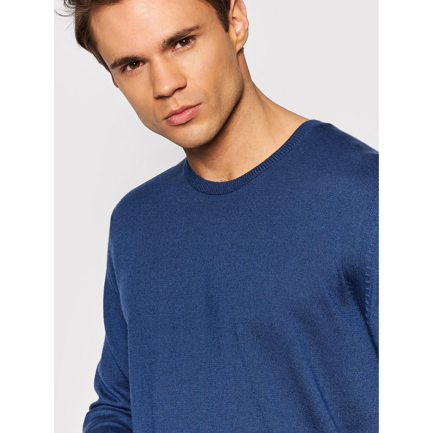 Pierre Cardin Пуловер 55600/000/12540 Син Regular Fit - Pepit.bg