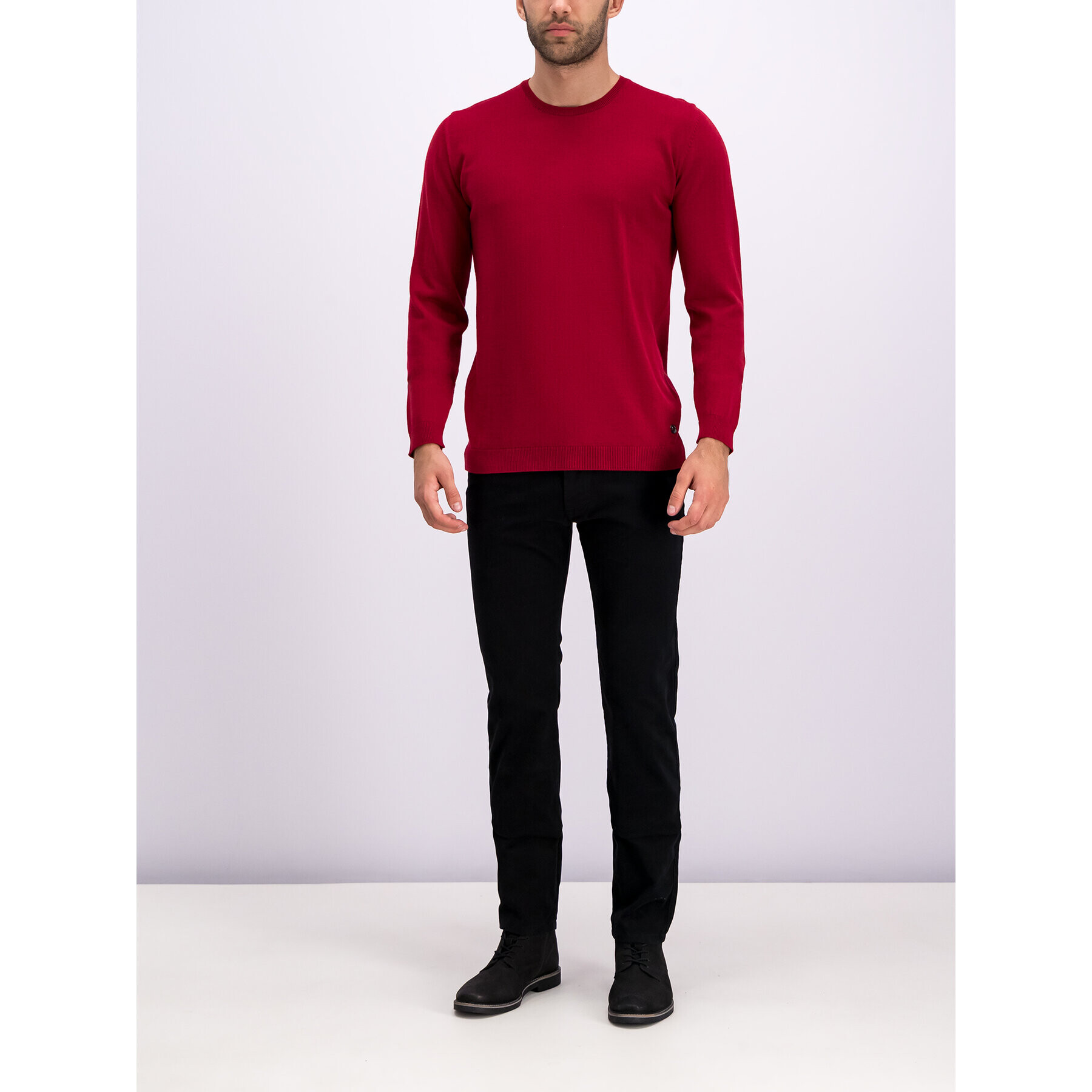 Pierre Cardin Пуловер 55600/000/92535 Червен Regular Fit - Pepit.bg