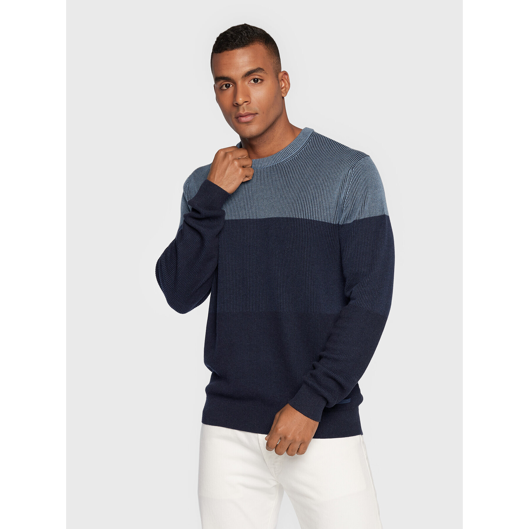 Pierre Cardin Пуловер C5 50180/000/5012 Тъмносин Regular Fit - Pepit.bg