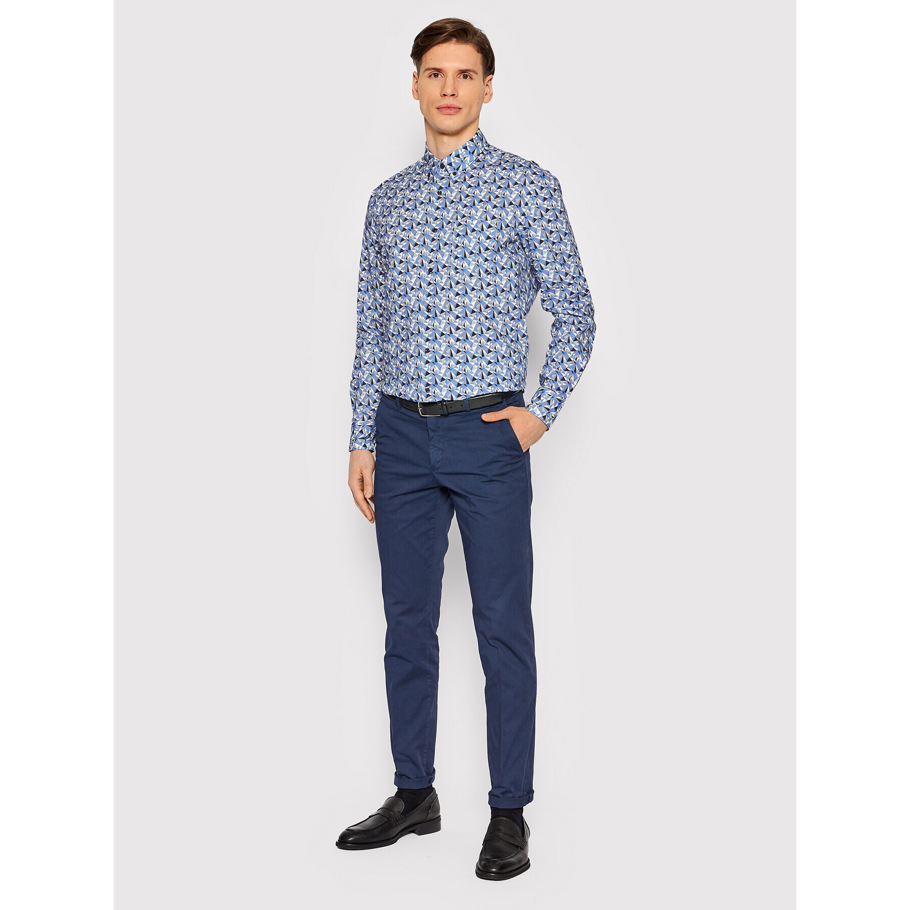 Pierre Cardin Риза 11403/000/0011 Цветен Tailored Fit - Pepit.bg