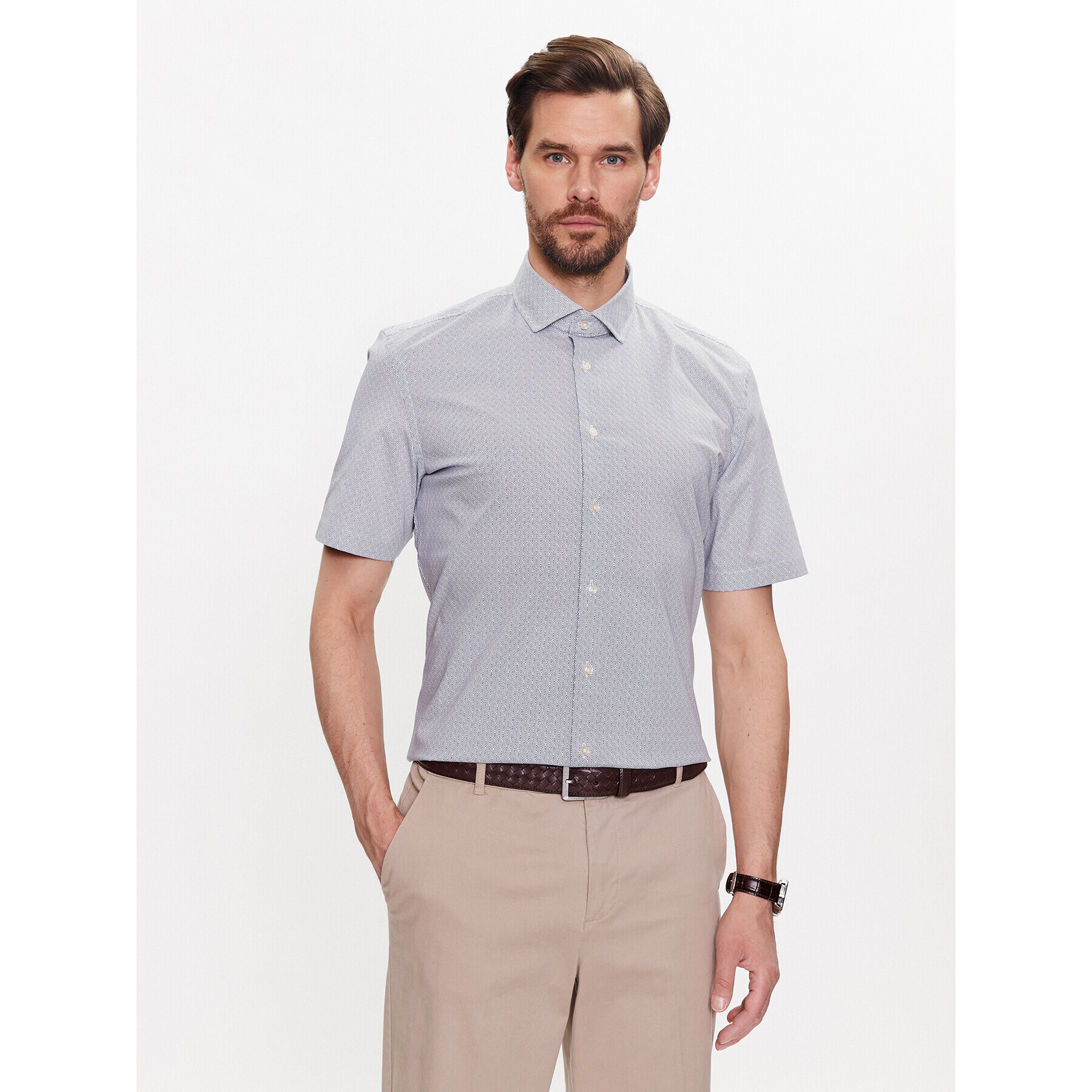 Pierre Cardin Риза 15401/000/0104 Сив Tailored Fit - Pepit.bg