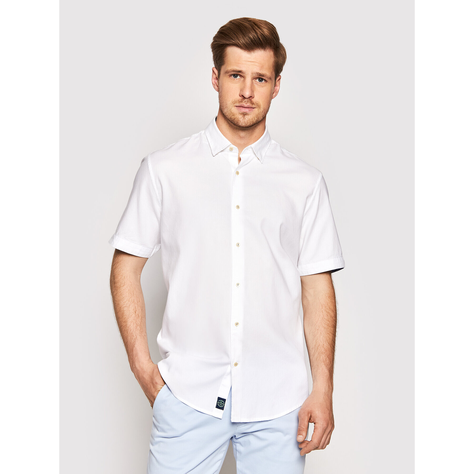 Pierre Cardin Риза 53914/000/27150 Бял Modern Fit - Pepit.bg