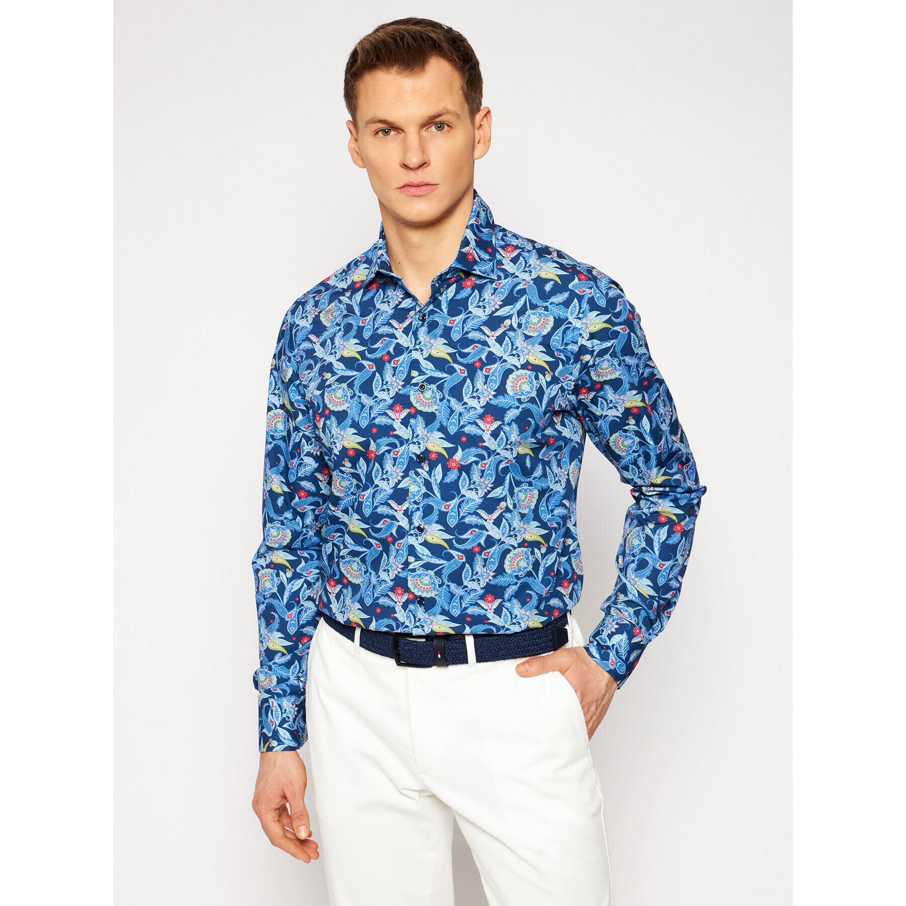 Pierre Cardin Риза 5722/000/27412 Син Modern Fit - Pepit.bg