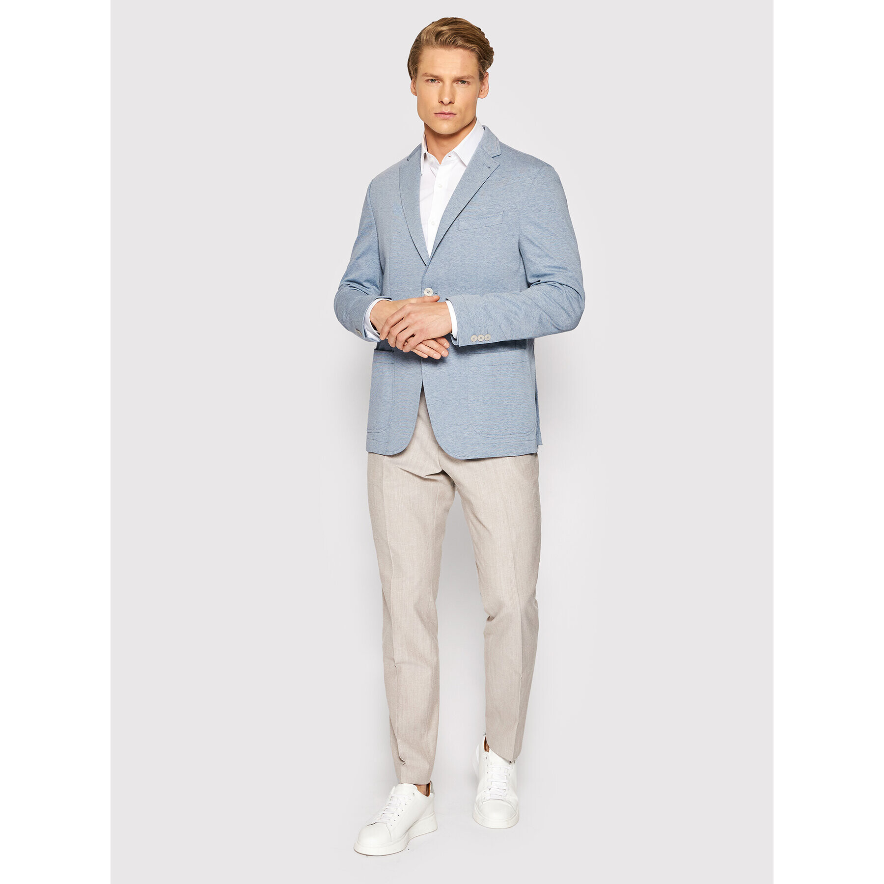 Pierre Cardin Сако 42289/000/1193 Син Regular Fit - Pepit.bg