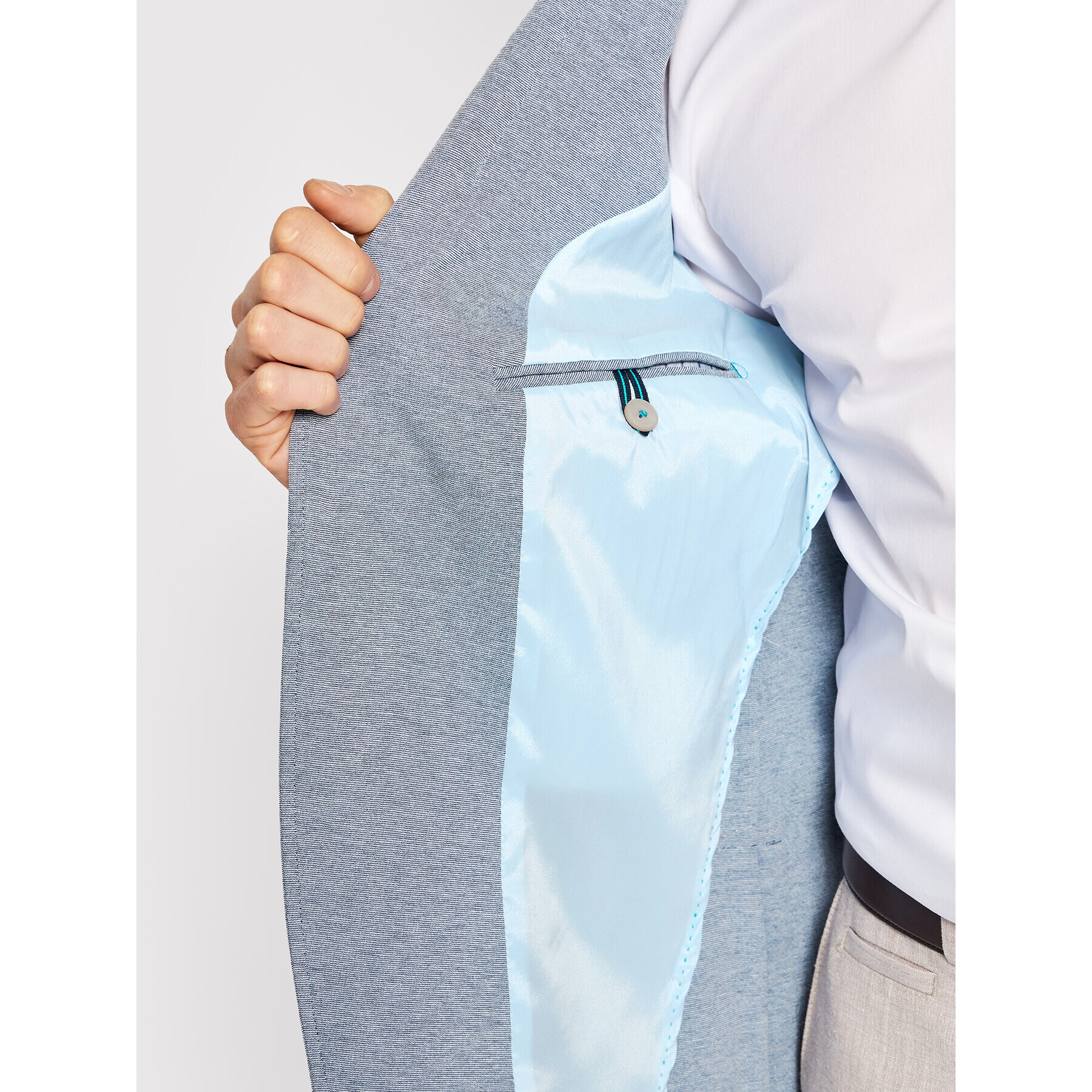 Pierre Cardin Сако 42289/000/1193 Син Regular Fit - Pepit.bg