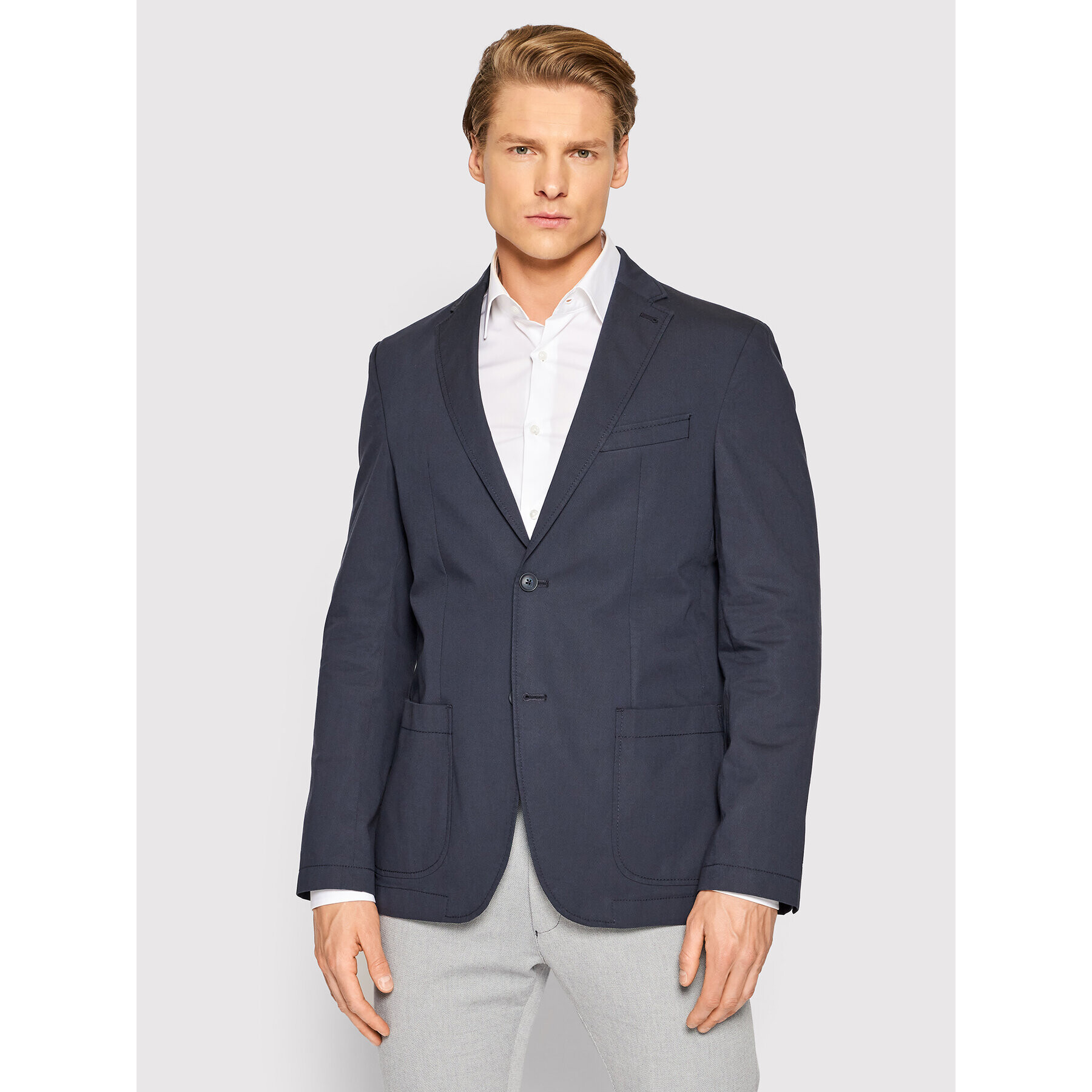 Pierre Cardin Сако 42289/000/4002 Тъмносин Regular Fit - Pepit.bg