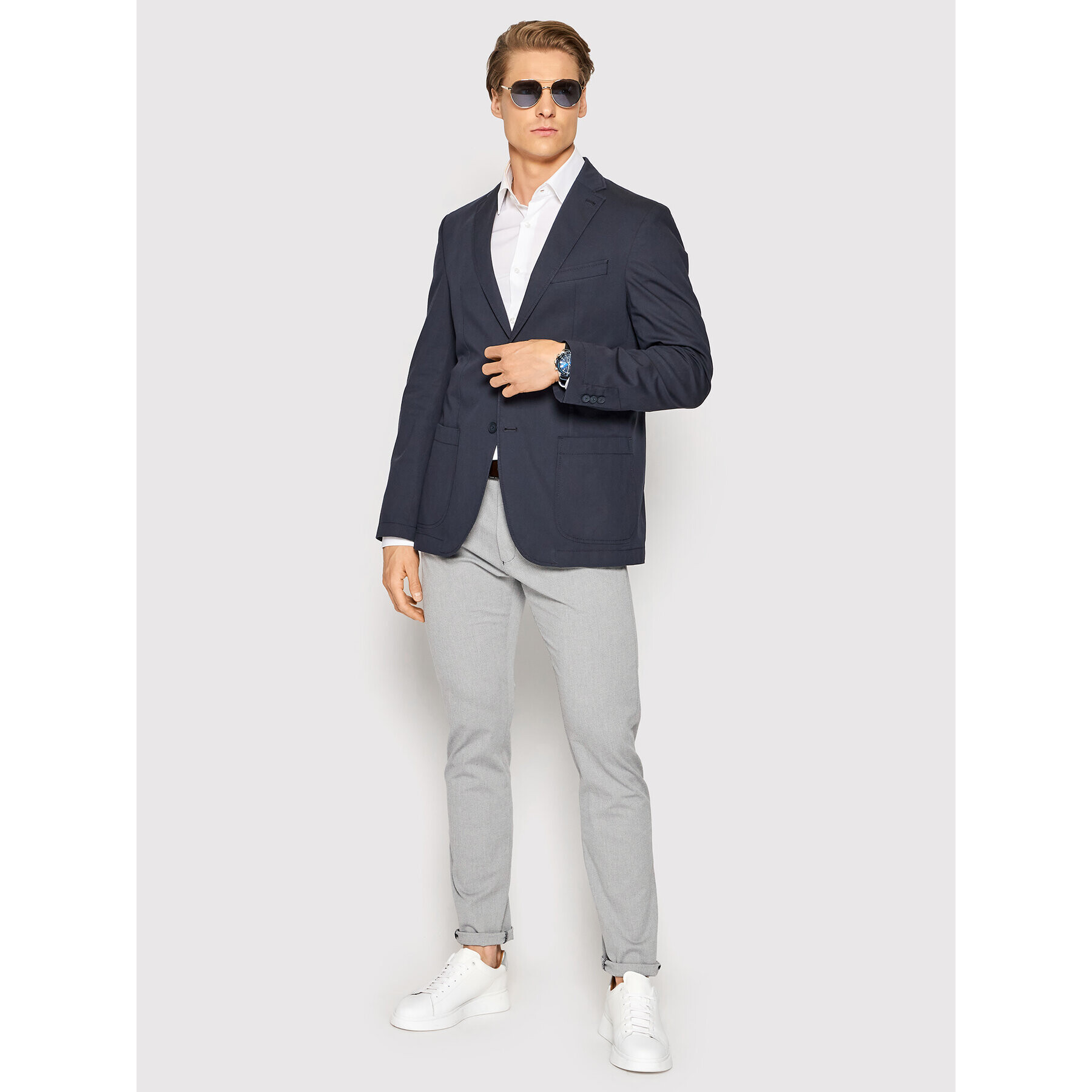 Pierre Cardin Сако 42289/000/4002 Тъмносин Regular Fit - Pepit.bg