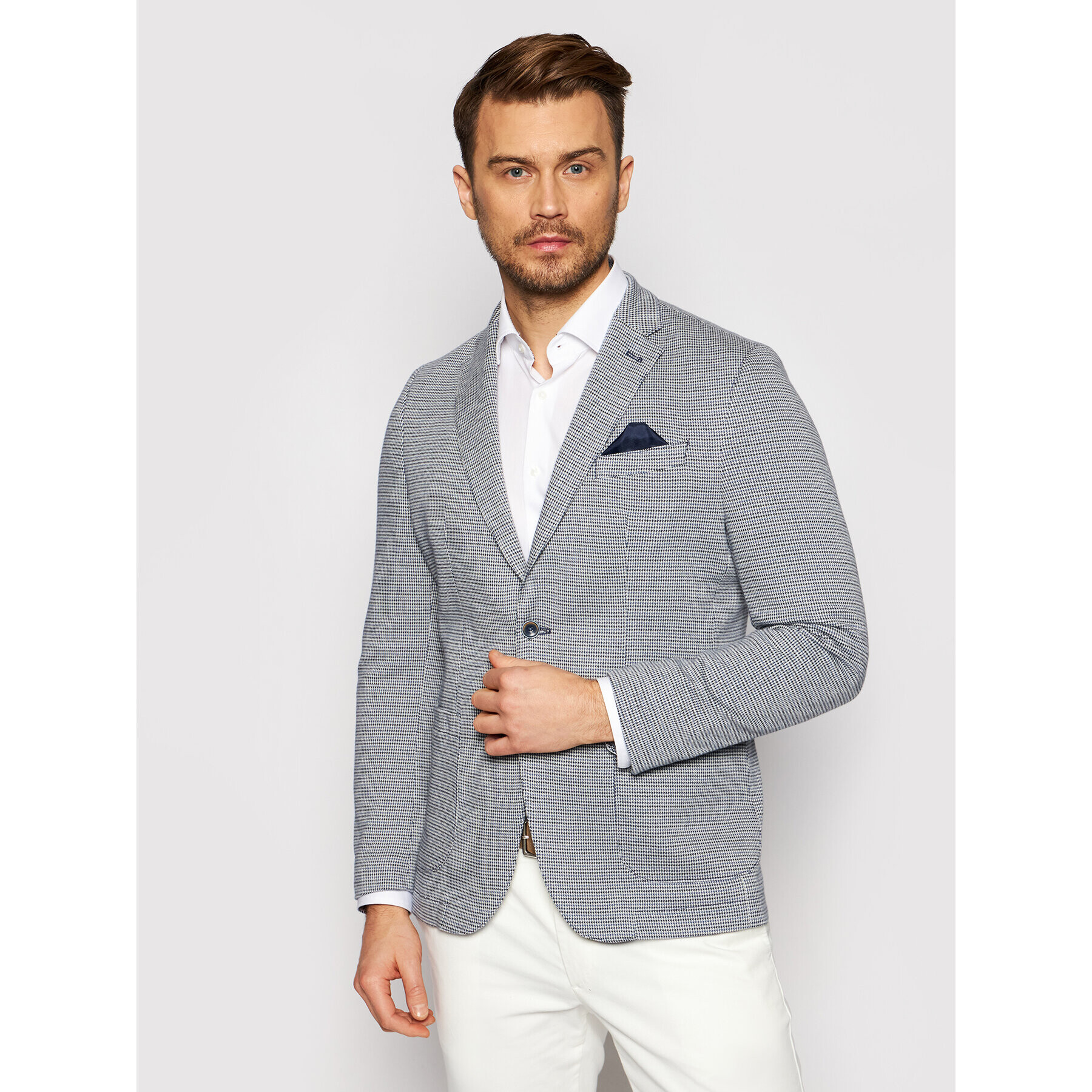 Pierre Cardin Сако 42306 98303 Син Modern Fit - Pepit.bg