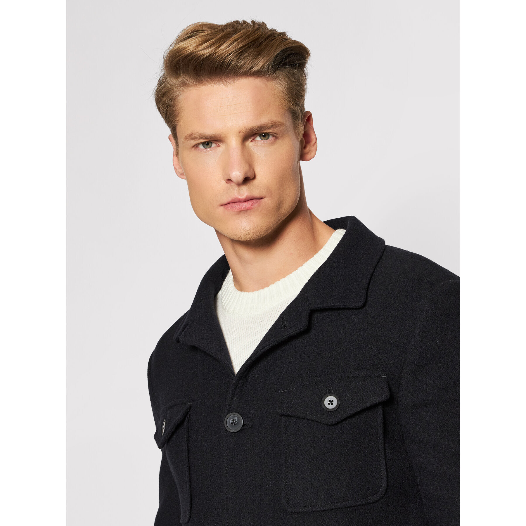 Pierre Cardin Сако 44271/000/39183 Тъмносин Regular Fit - Pepit.bg