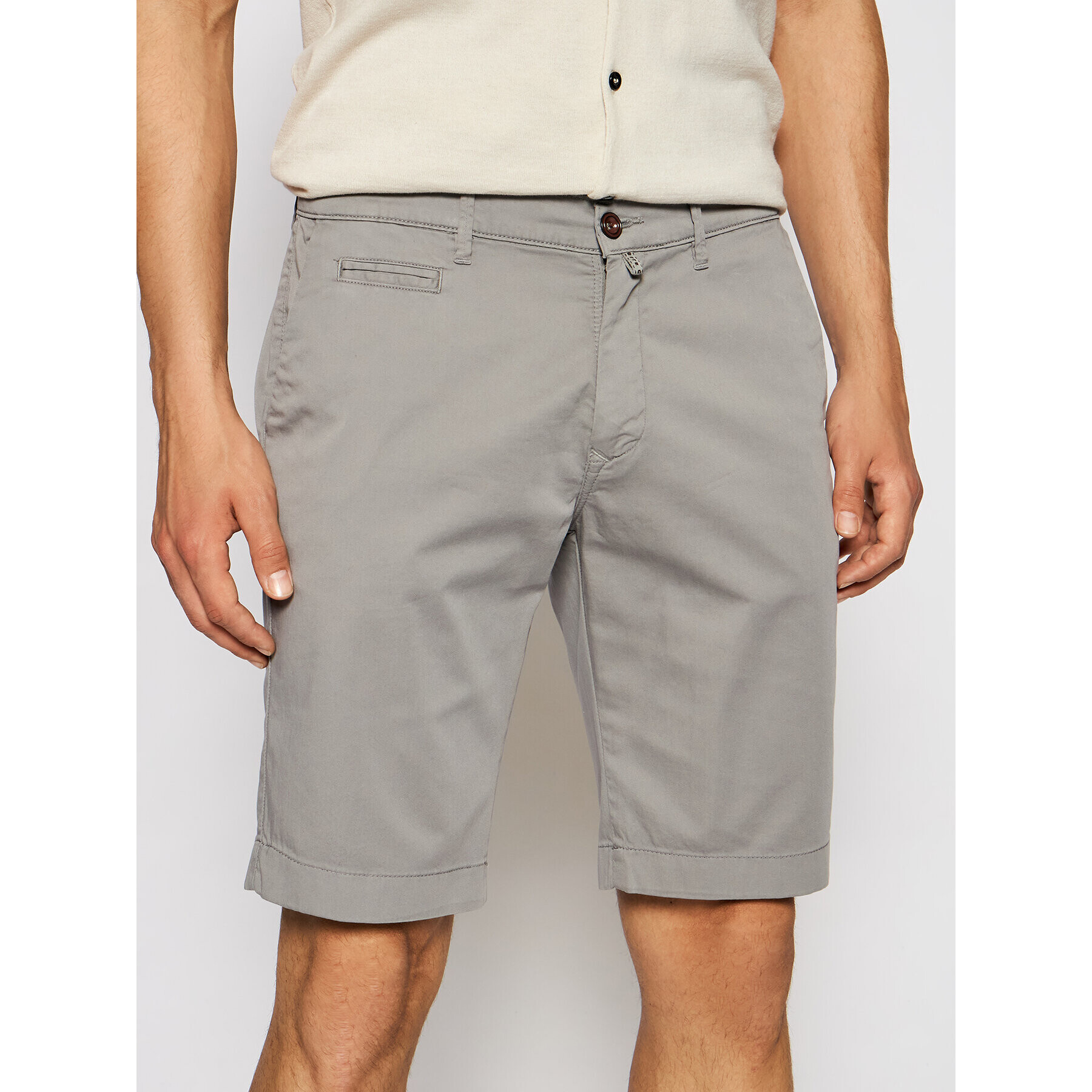 Pierre Cardin Шорти от плат 3465/000/2080 Сив Tailored Fit - Pepit.bg