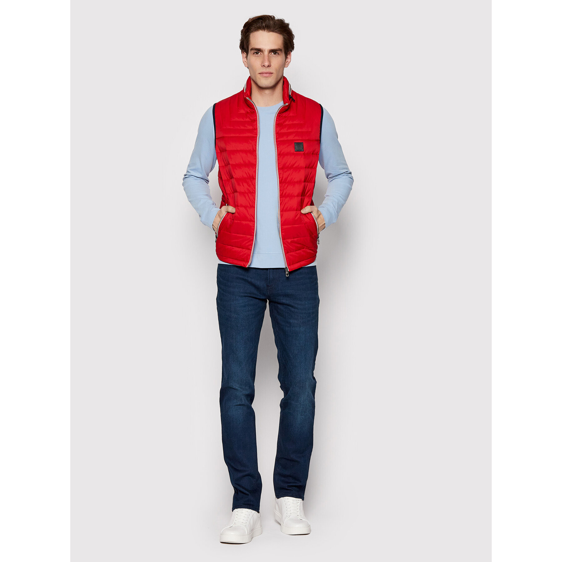 Pierre Cardin Суитшърт 30050/000/2023 Син Regurlar Fit - Pepit.bg