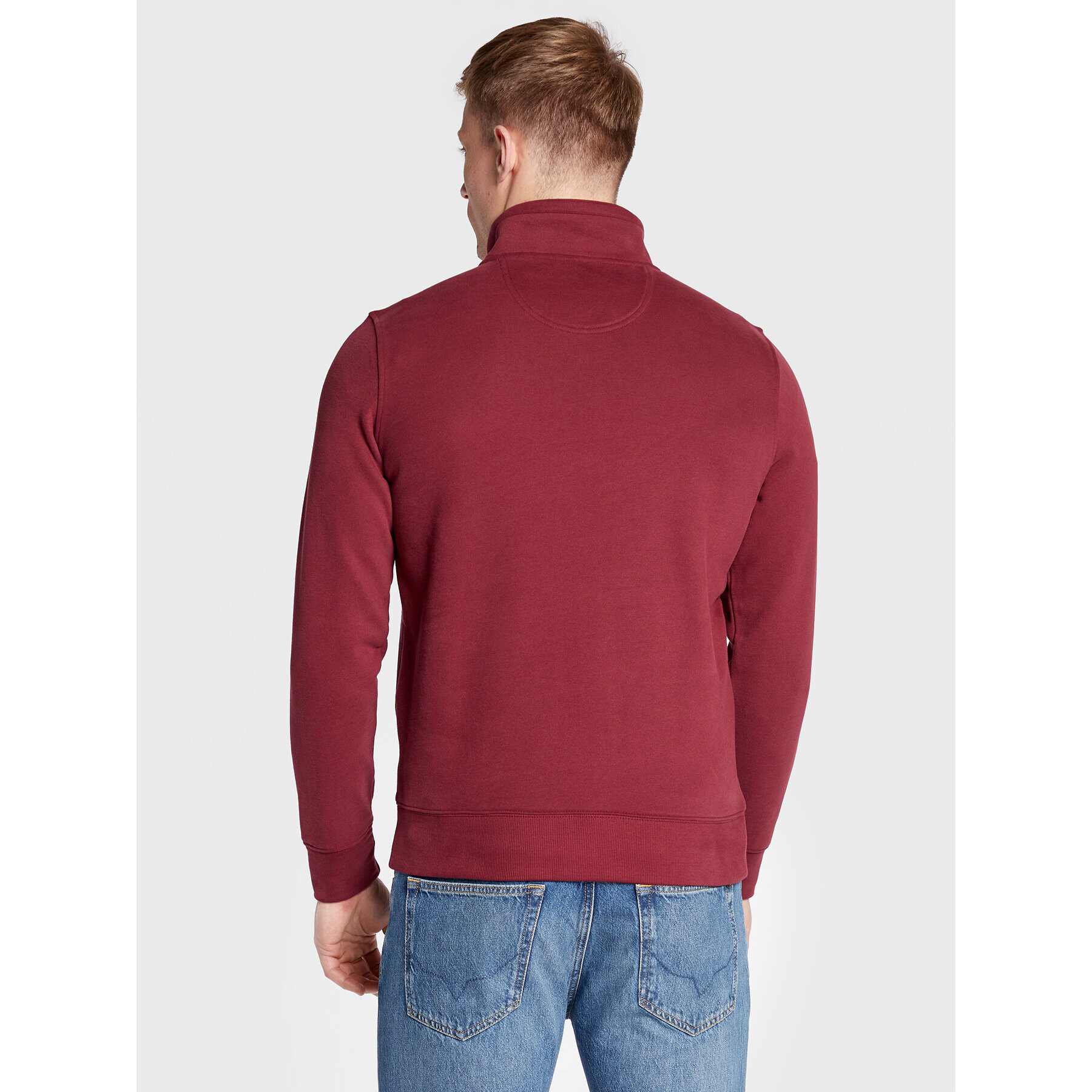 Pierre Cardin Суитшърт 40042/000/4010 Бордо Regular Fit - Pepit.bg
