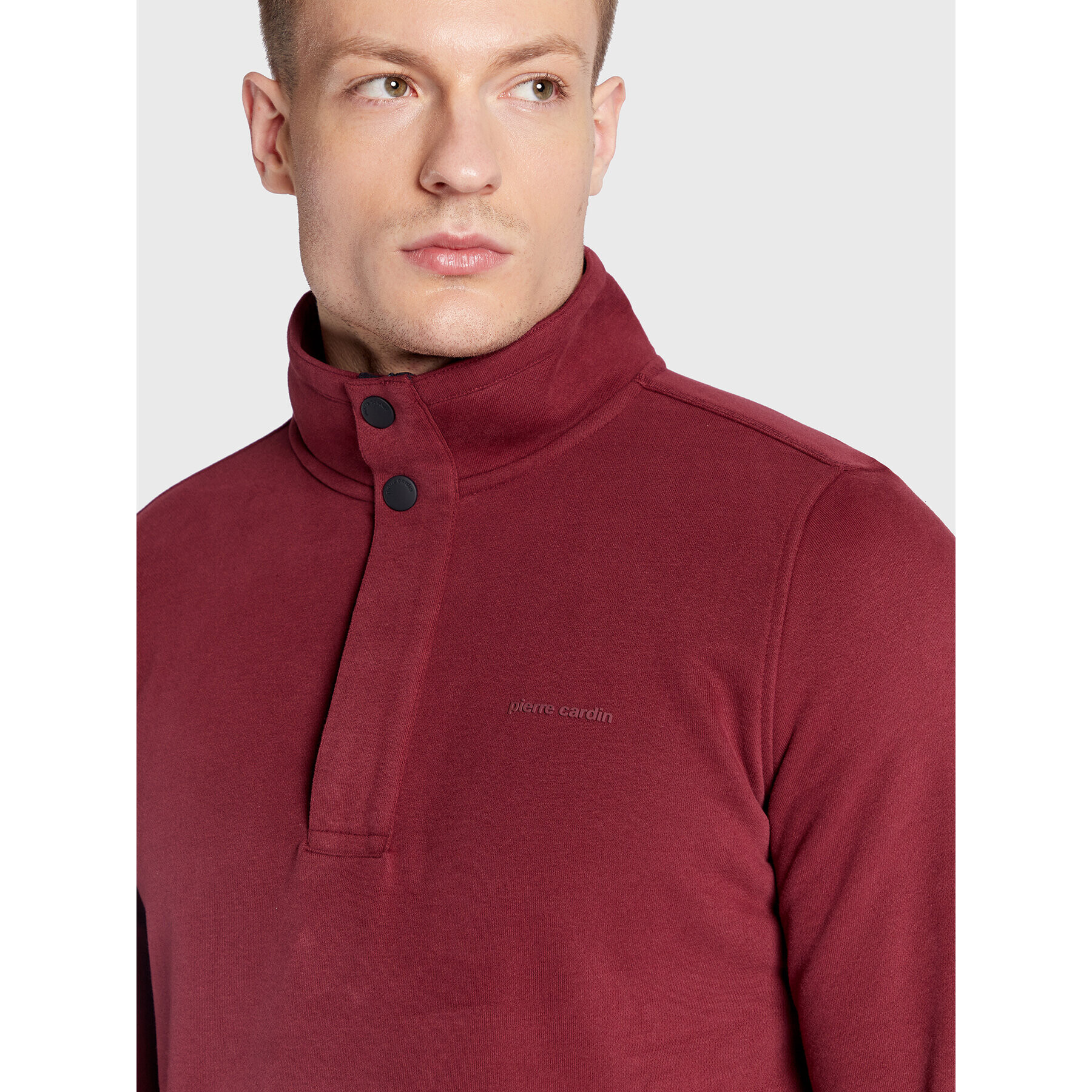 Pierre Cardin Суитшърт 40042/000/4010 Бордо Regular Fit - Pepit.bg
