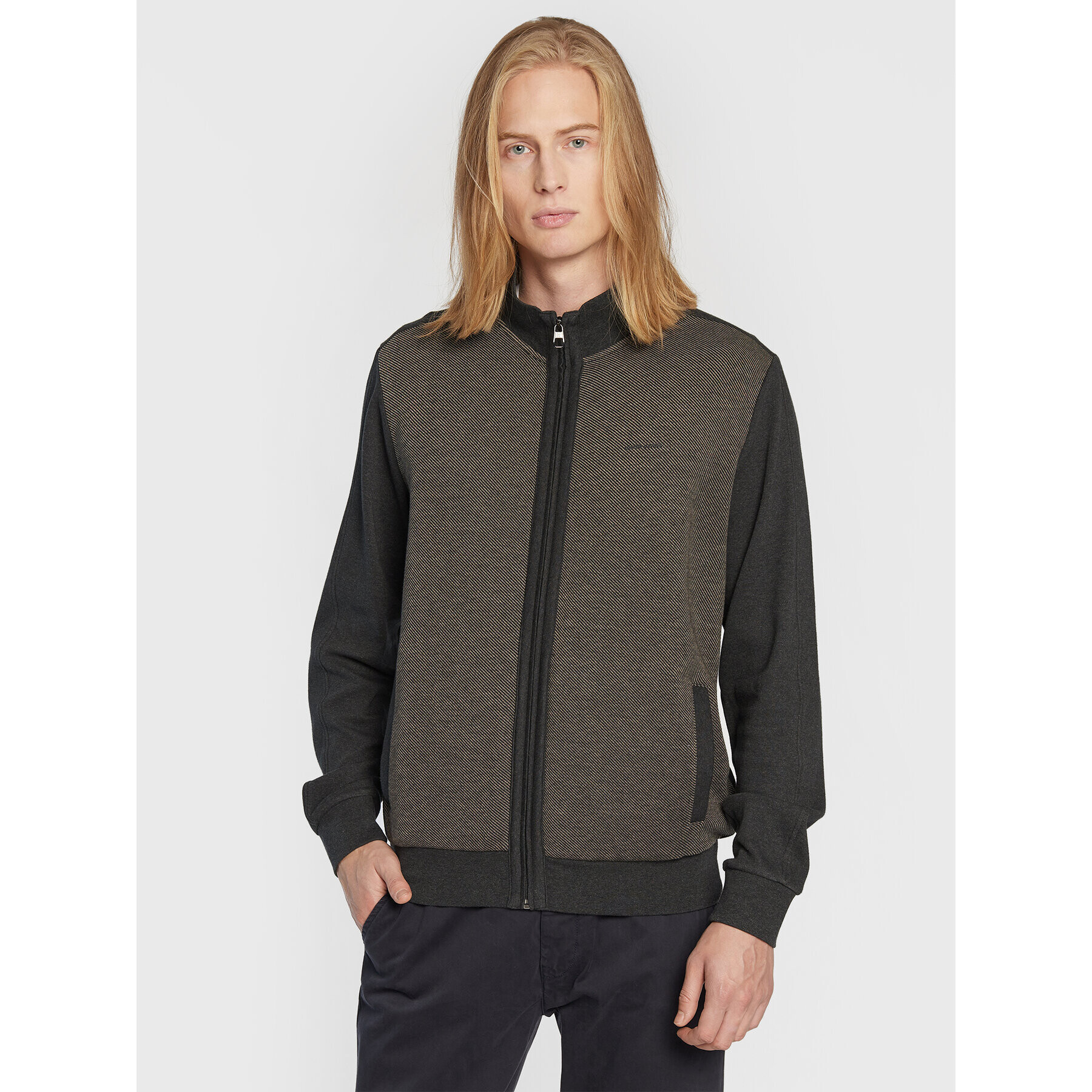 Pierre Cardin Суитшърт 40129/000/4008 Сив Regular Fit - Pepit.bg