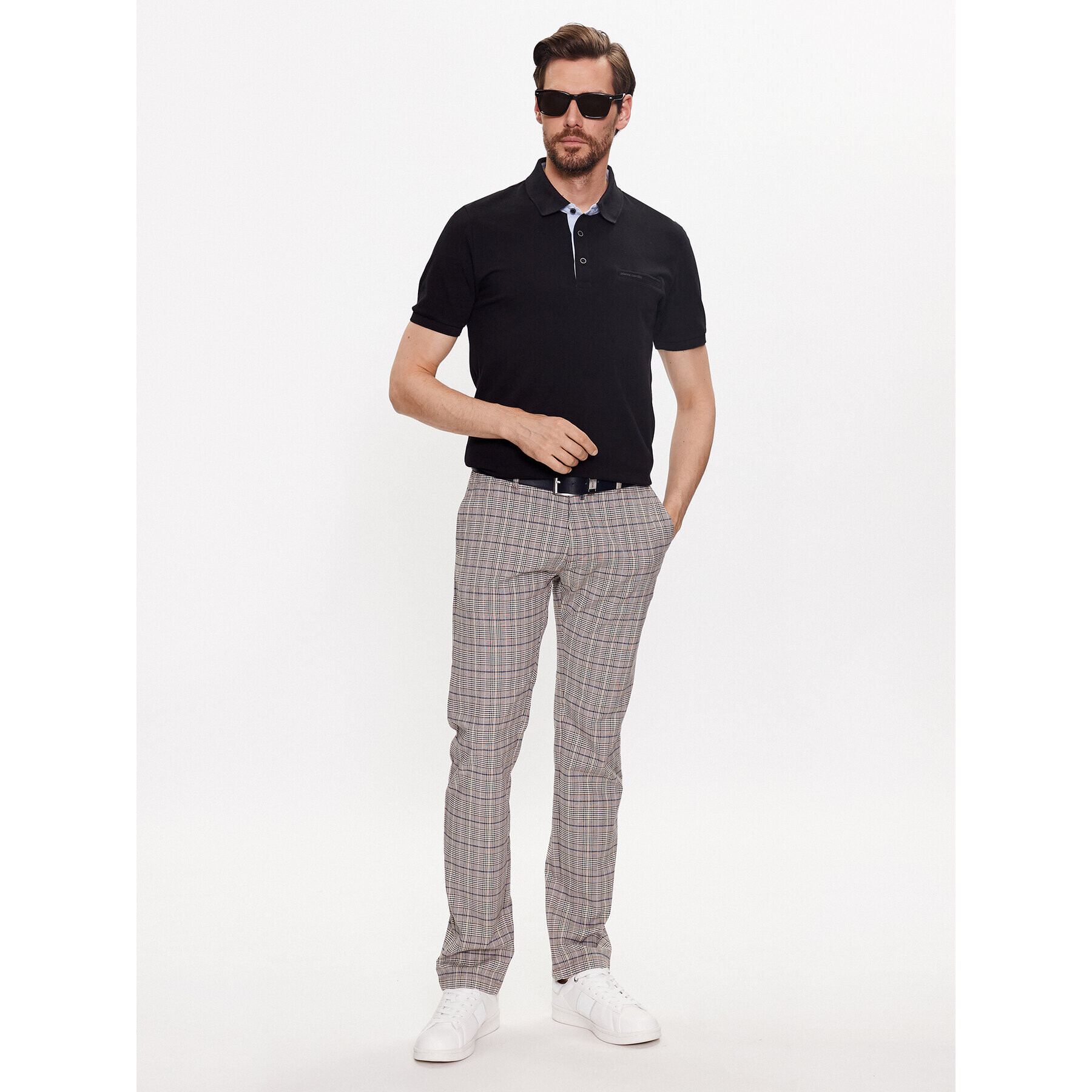 Pierre Cardin Текстилни панталони 30100/000/1027 Бежов Modern Fit - Pepit.bg