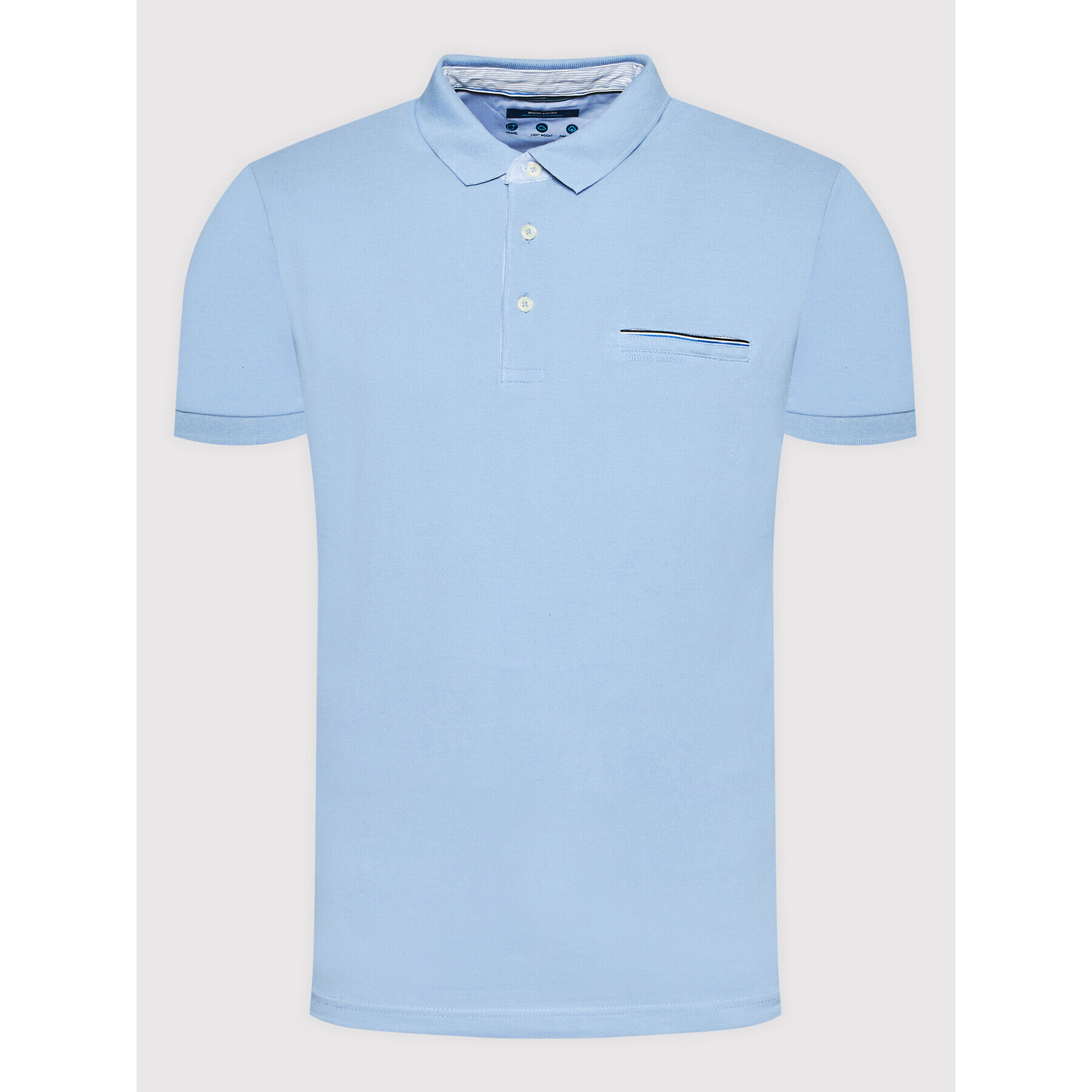 Pierre Cardin Тениска с яка и копчета 20004/000/2000 Син Regular Fit - Pepit.bg