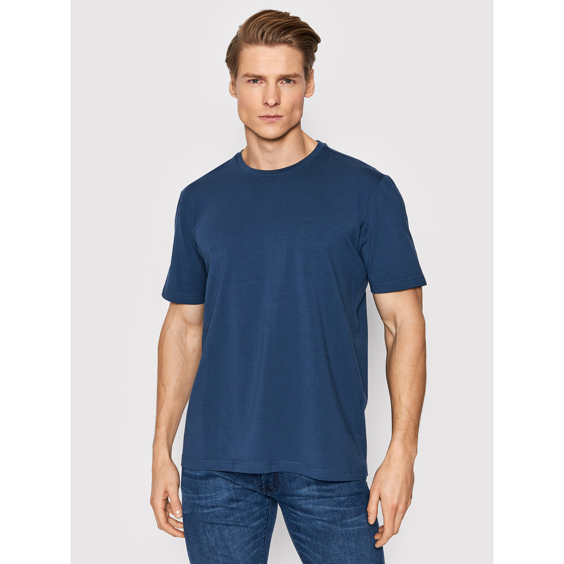 Pierre Cardin Тишърт 20330/000/2026 Тъмносин Regular Fit - Pepit.bg
