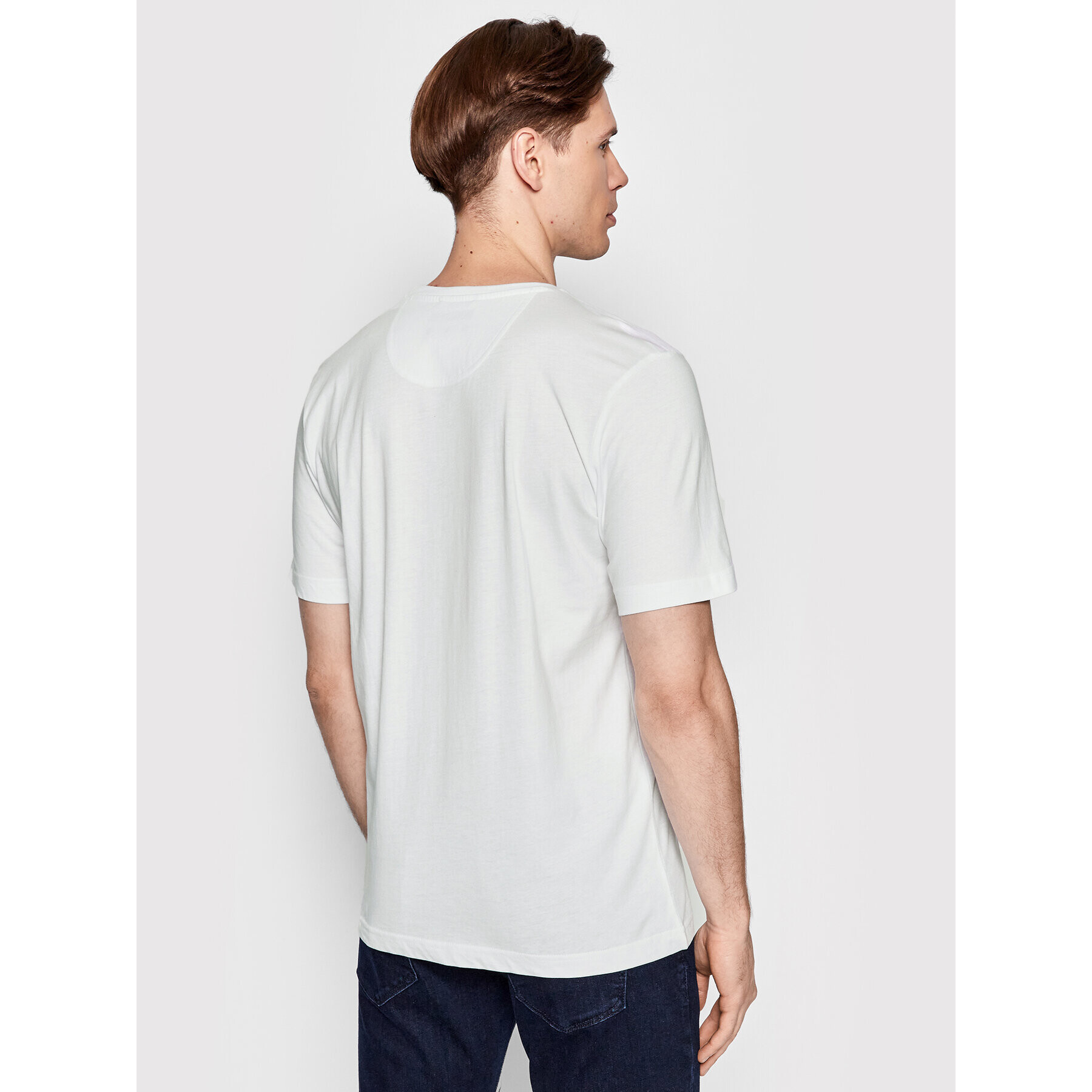 Pierre Cardin Тишърт 20380/000/2028 Бял Modern Fit - Pepit.bg