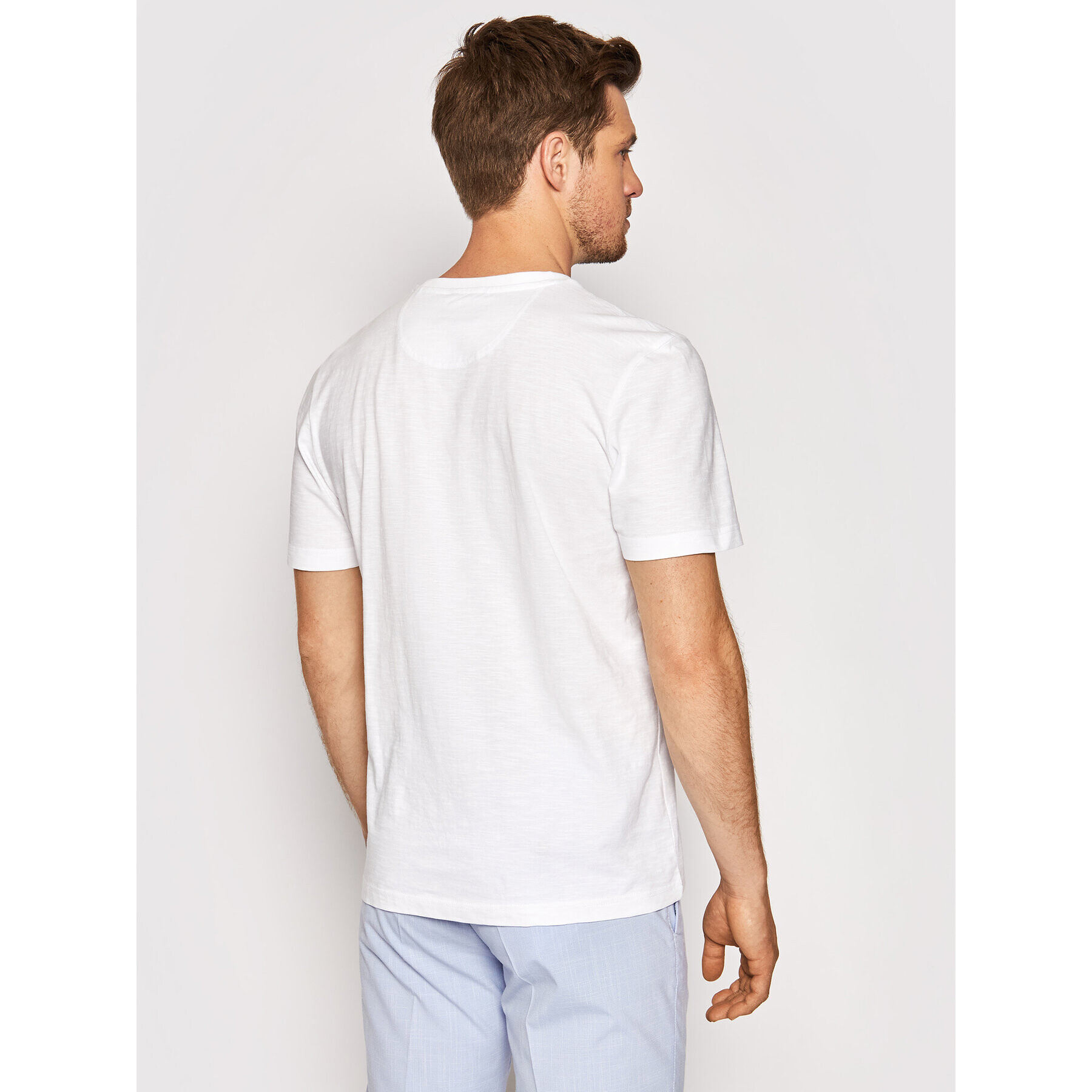 Pierre Cardin Тишърт 52630/000/11275 Бял Regular Fit - Pepit.bg
