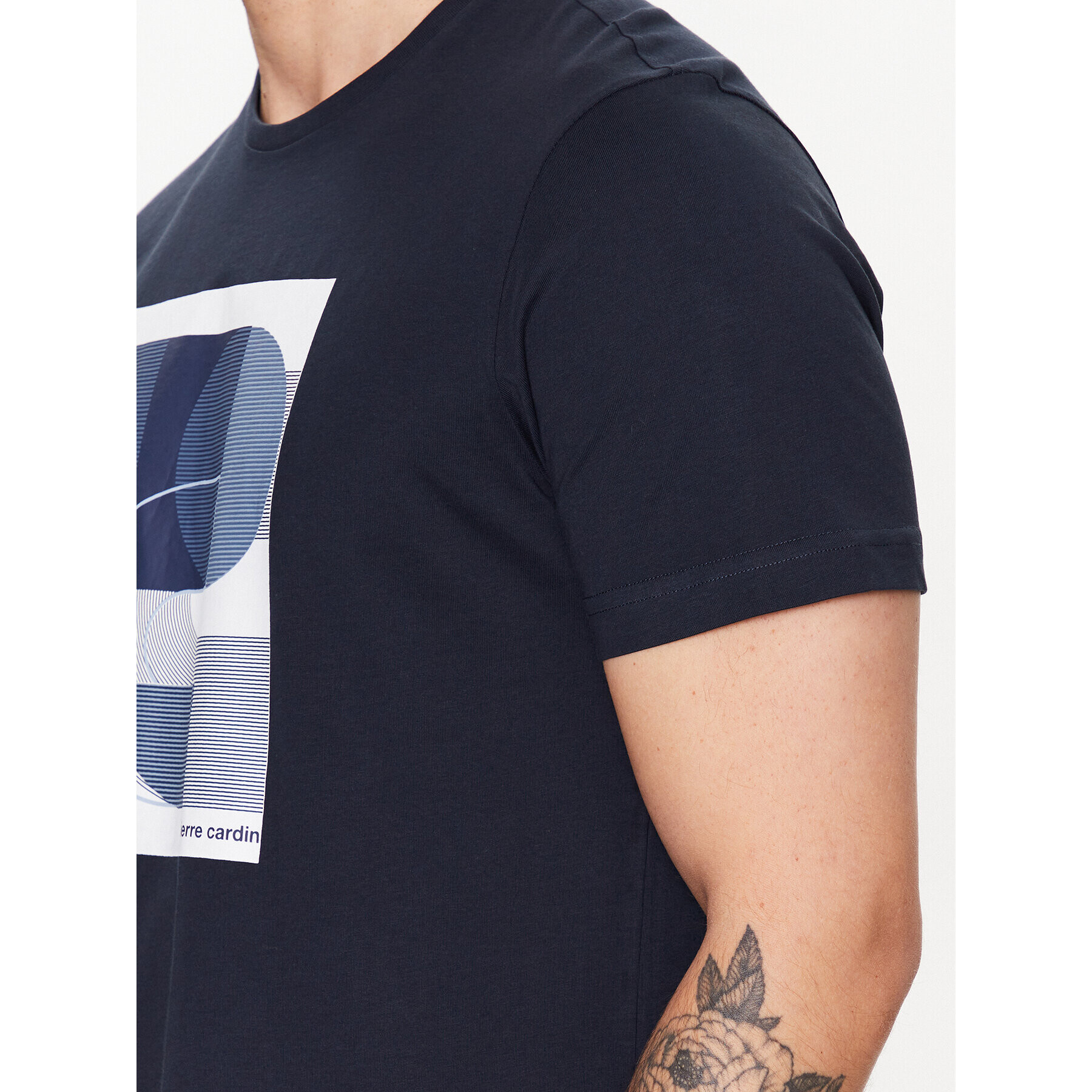 Pierre Cardin Тишърт C5 20820/000/2060 Тъмносин Regular Fit - Pepit.bg