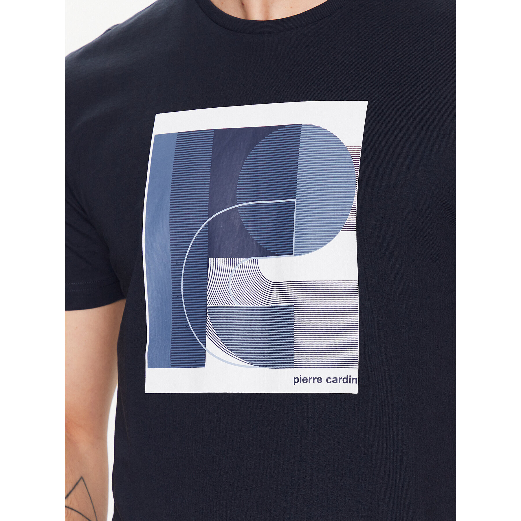 Pierre Cardin Тишърт C5 20820/000/2060 Тъмносин Regular Fit - Pepit.bg